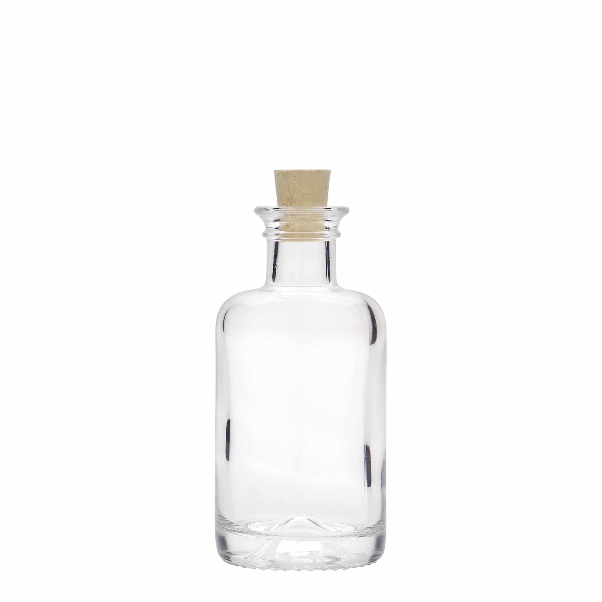 100 ml staklena flaša apotekarska, otvor: pluta