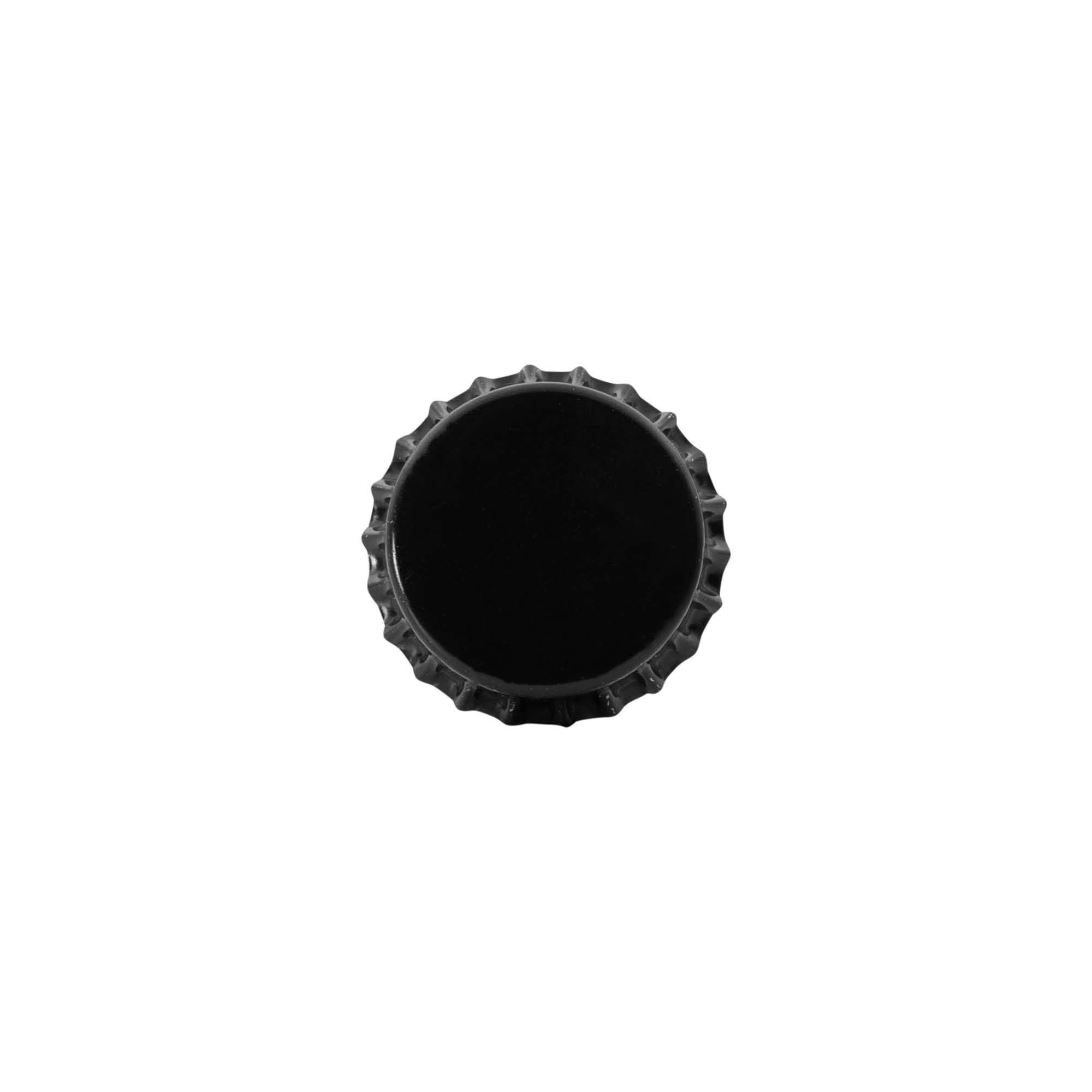 Čepovi za flaše 29 mm, metalni, crni