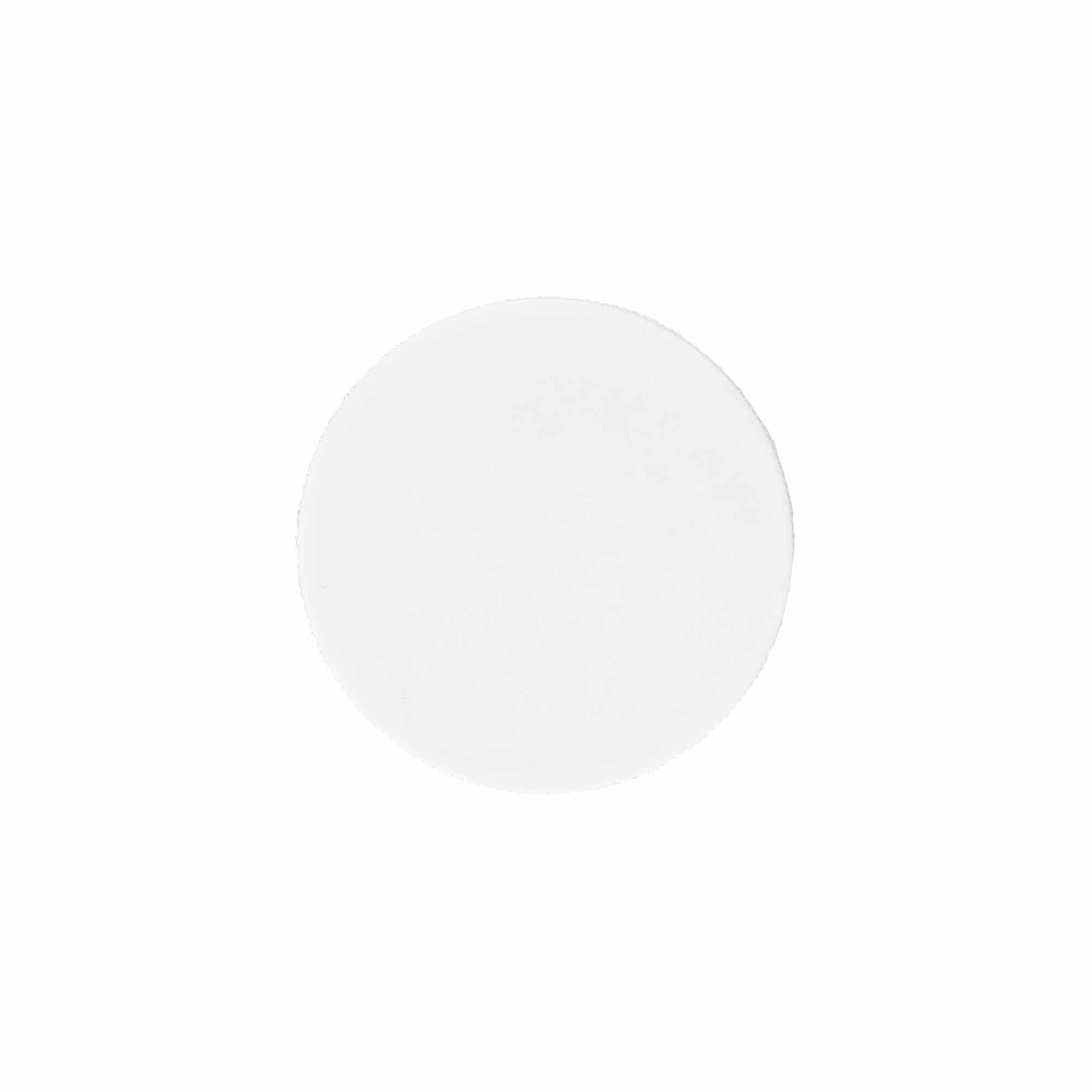 Zatvarač sa navojem, PP plastika, bela, za otvor: 45/400