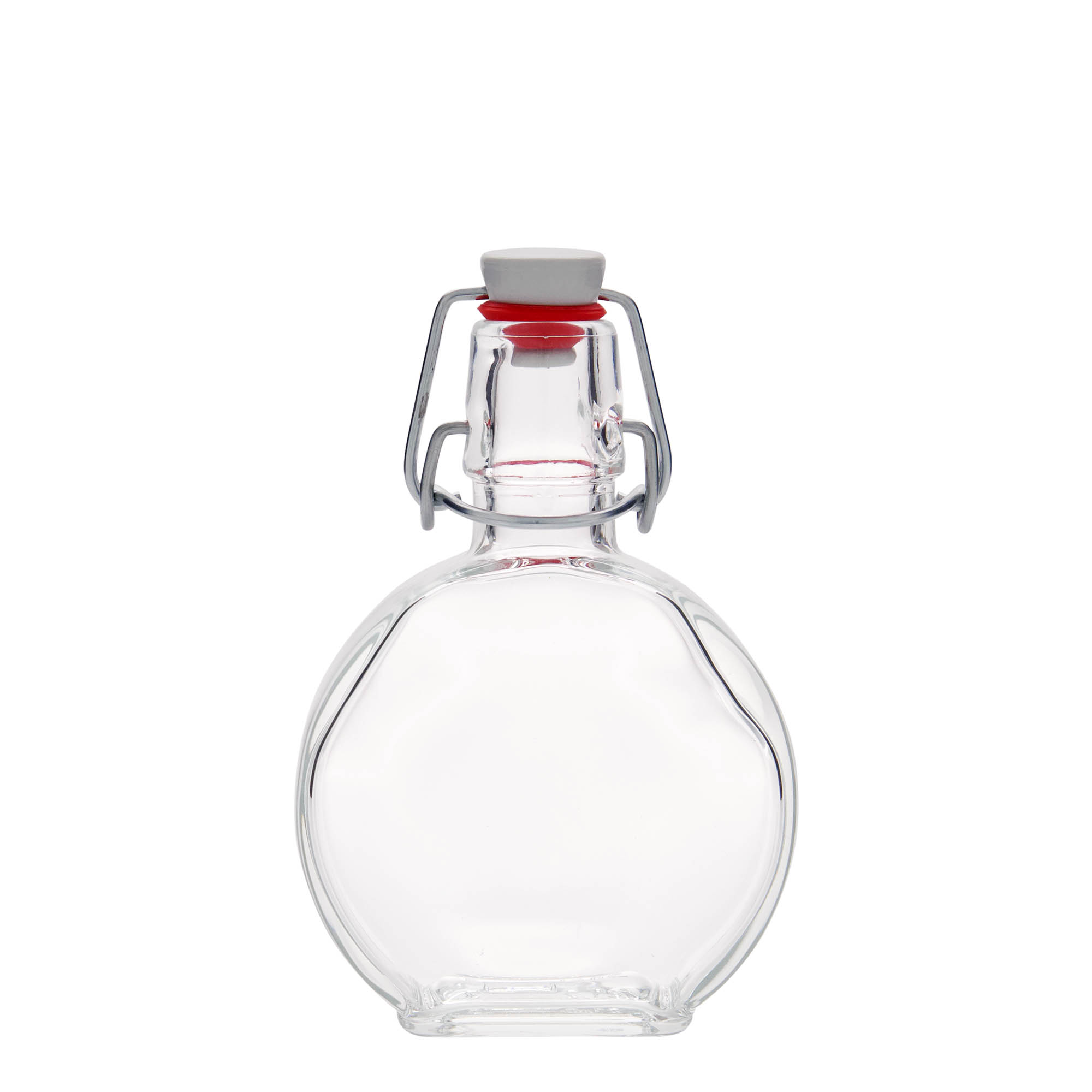 200 ml staklena boca 'Sensatione', pravougaona, otvor: zatvarač sa kopčom 200 ml staklena boca 'Sensatione', pravougaona, otvor: zatvarač sa kopčom