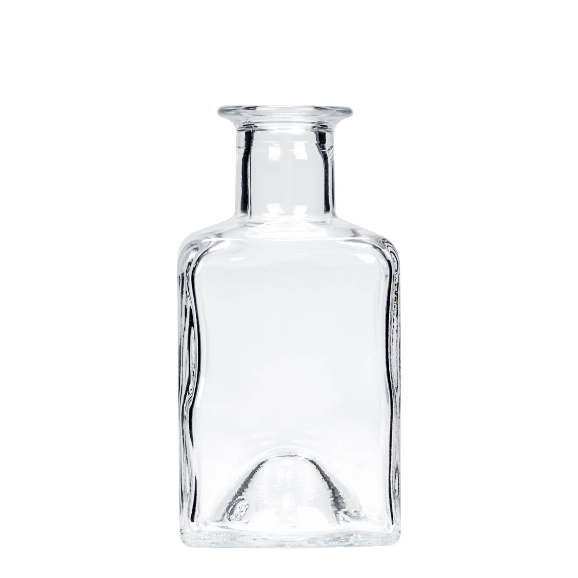 200 ml staklena flaša 'Kubica', kvadratna, otvor: čep 200 ml staklena flaša 'Kubica', kvadratna, otvor: čep