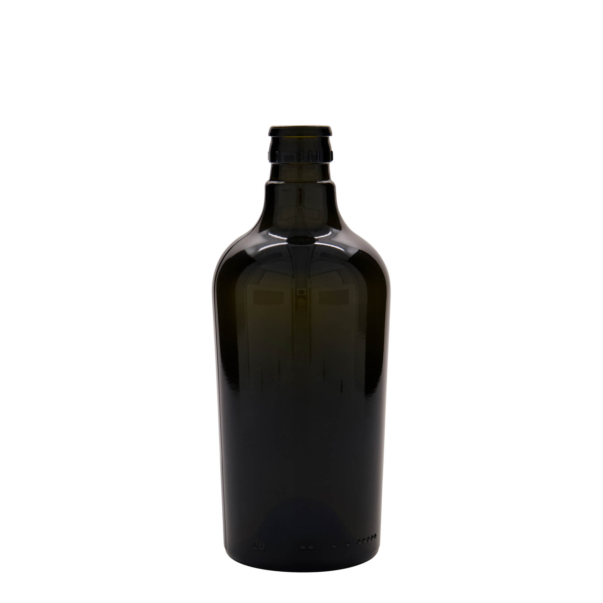 500 ml flaša za sirće/ulje 'Oleum', staklo, antikno zeleno, grlo: DOP 500 ml flaša za sirće/ulje 'Oleum', staklo, antikno zeleno, grlo: DOP