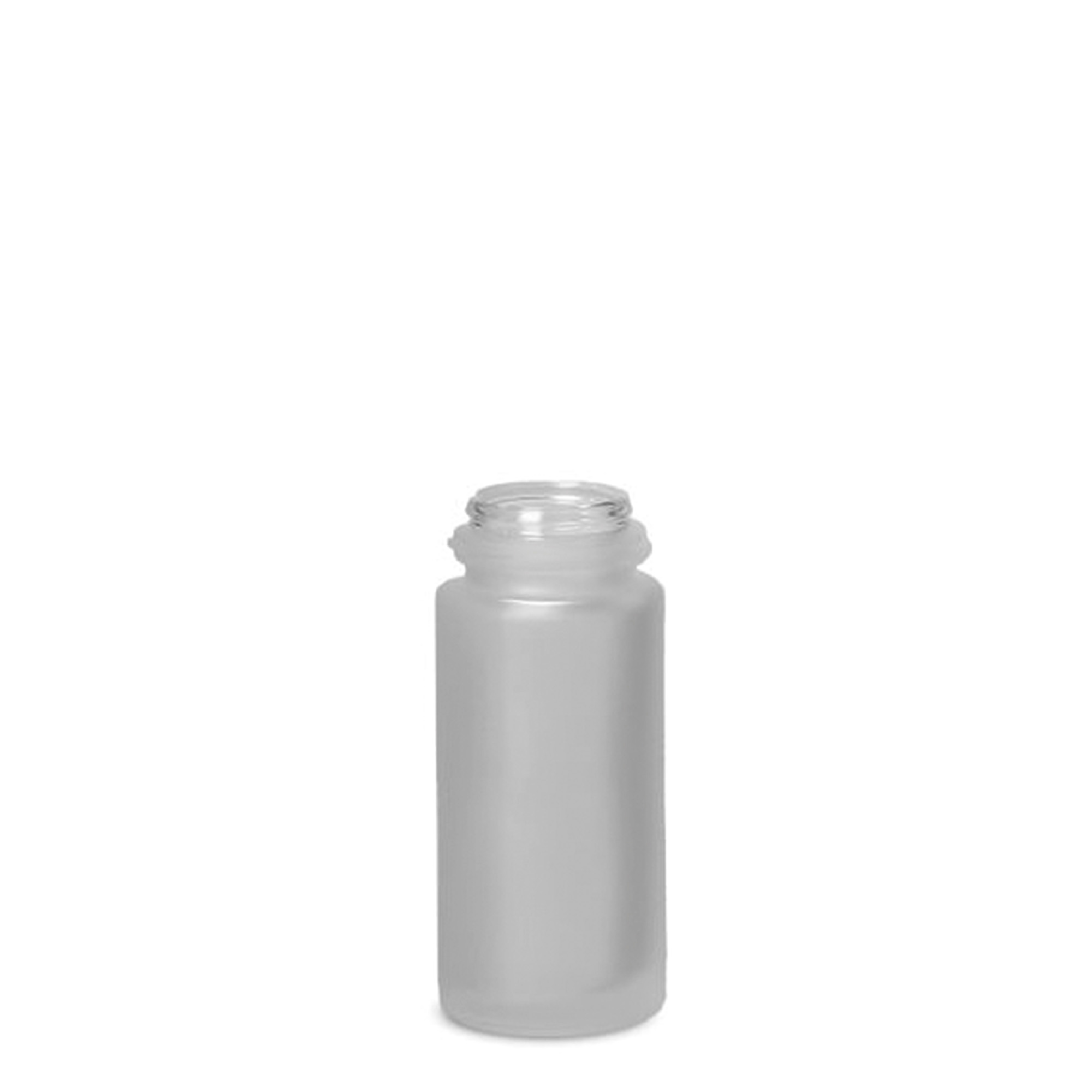 50 ml roll-on flašica, staklo, matirana, otvor: navojni zatvarač 50 ml roll-on flašica, staklo, matirana, otvor: navojni zatvarač