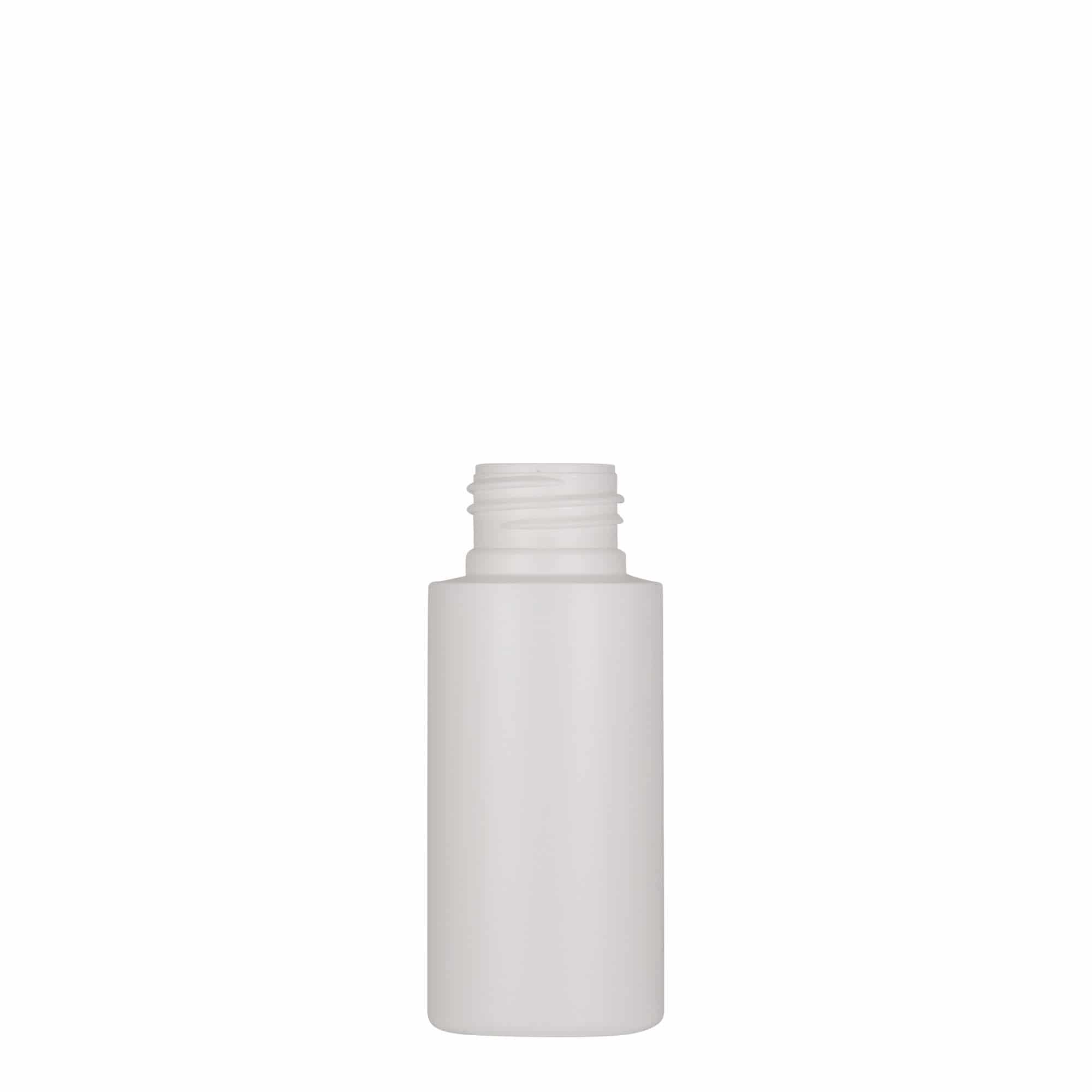 Plastična boca od 50 ml 'Pipe', Green HDPE, bela, otvor: GPI 24/410 Plastična boca od 50 ml 'Pipe', Green HDPE, bela, otvor: GPI 24/410
