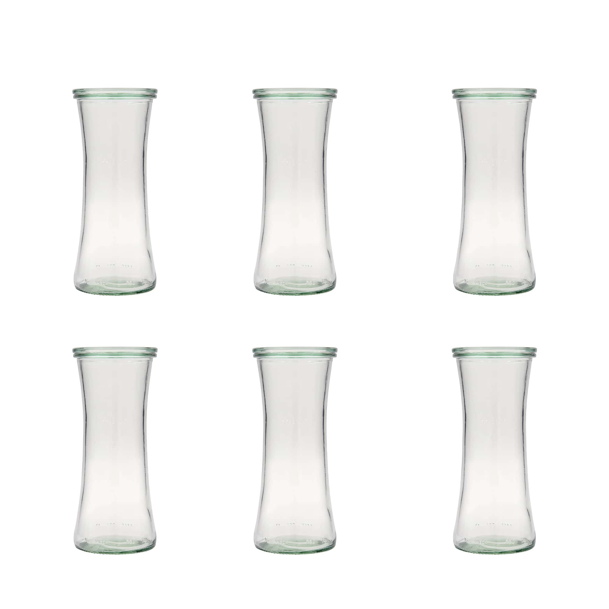 6x 730 ml WECK-gurmanska tegla sa staklenim poklopcem RR 80