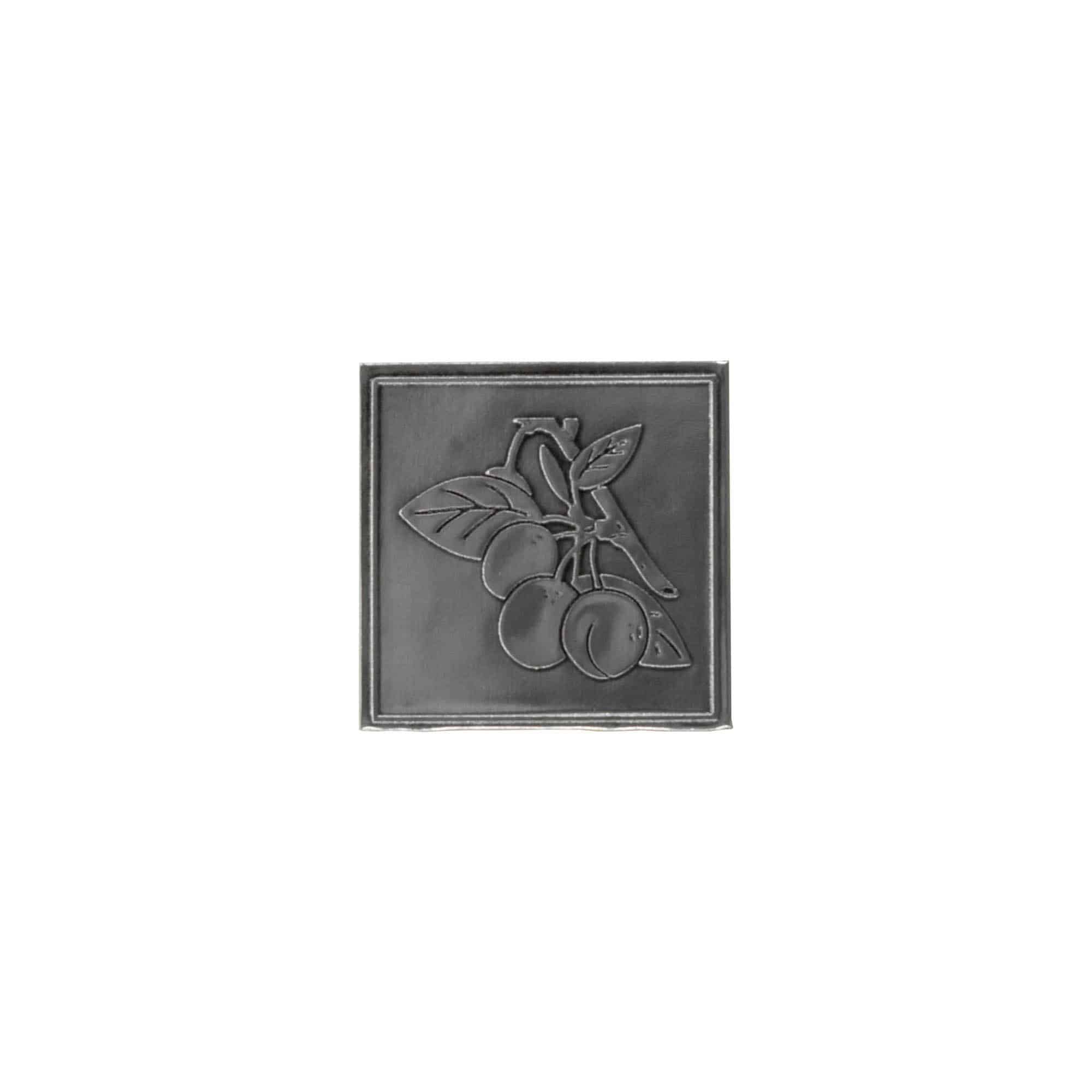 Limena etiketa 'Mirabelle', kvadratna, metal, srebrna Limena etiketa 'Mirabelle', kvadratna, metal, srebrna