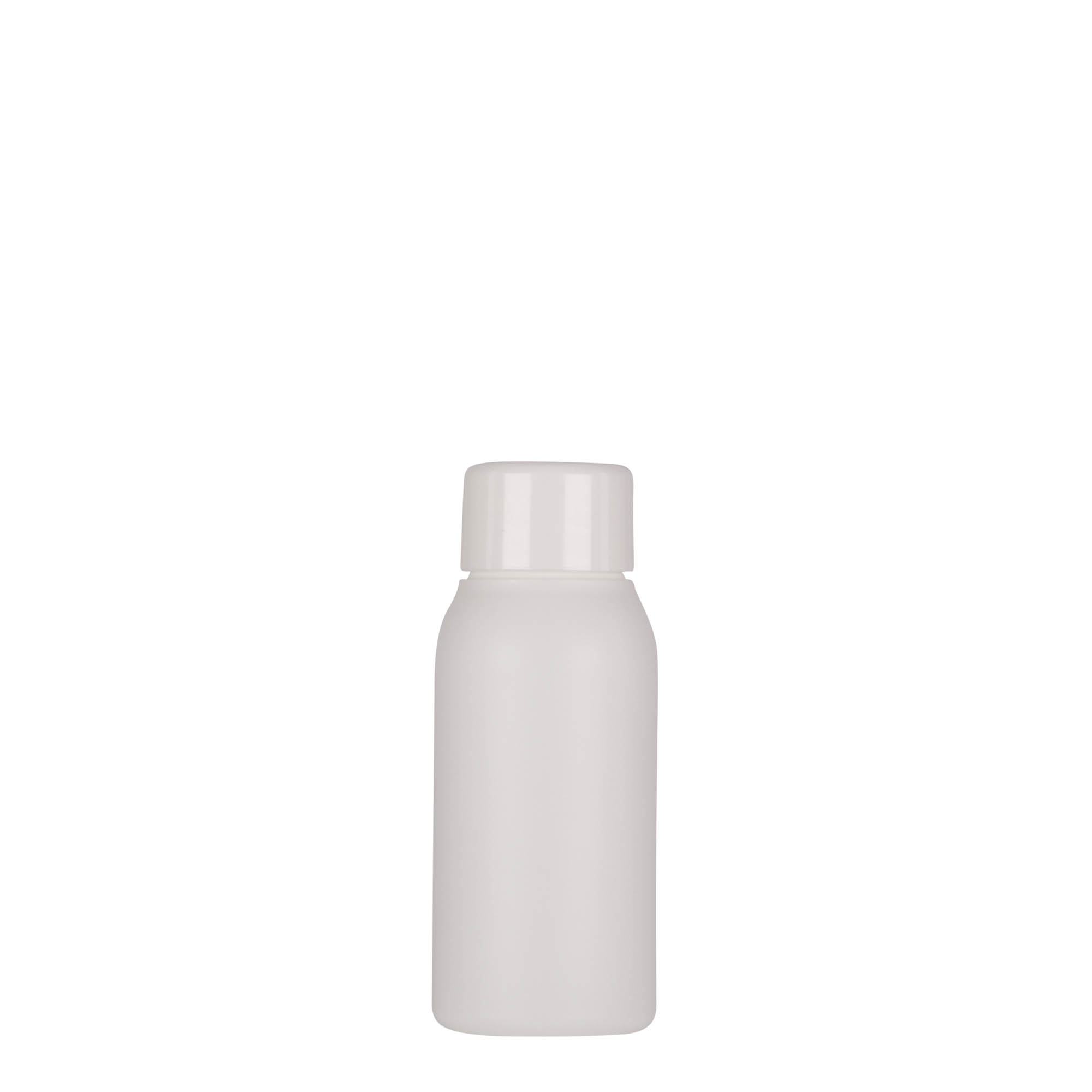 50 ml plastična bočica 'Tuffy', HDPE, bela, grlo: 24/410