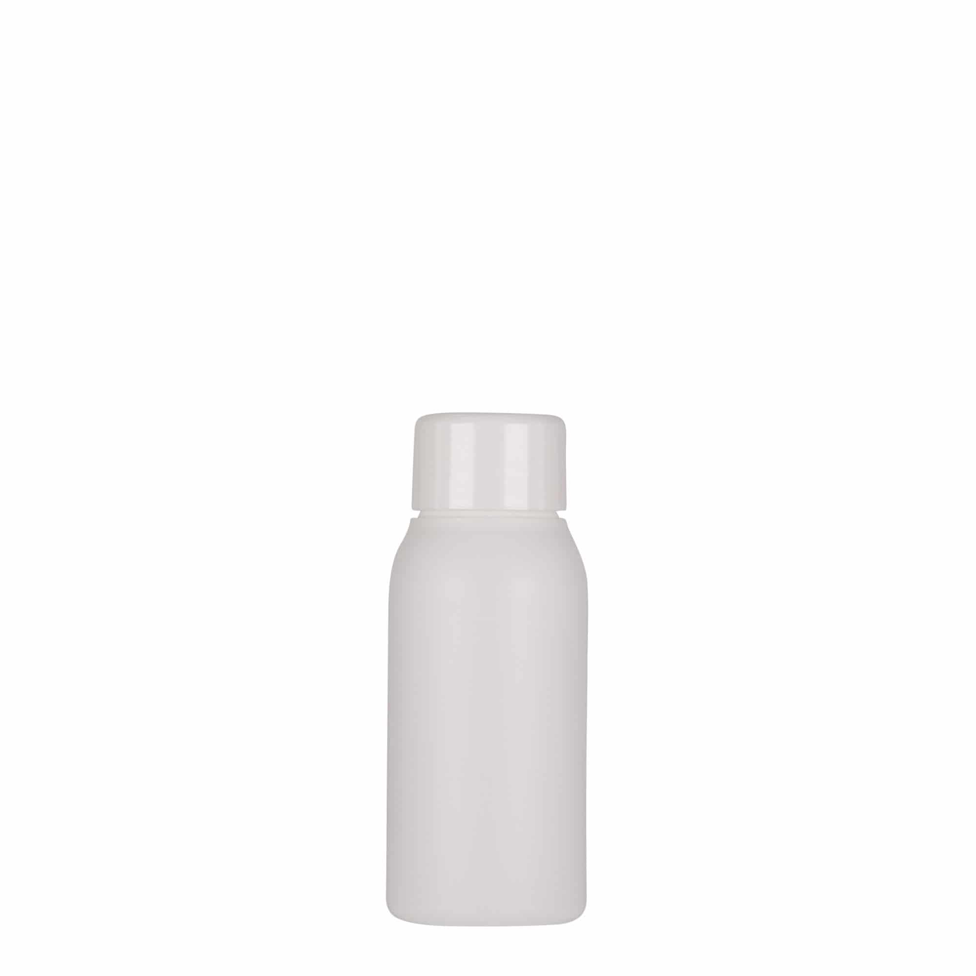 50 ml plastična bočica 'Tuffy', HDPE, bela, grlo: 24/410