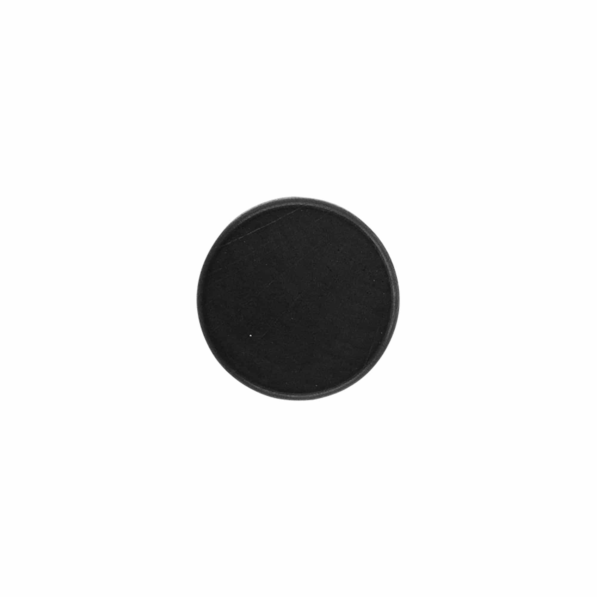 Čep sa glavom od 19 mm, drvo/plastični, crna, za otvor: Plutani čep