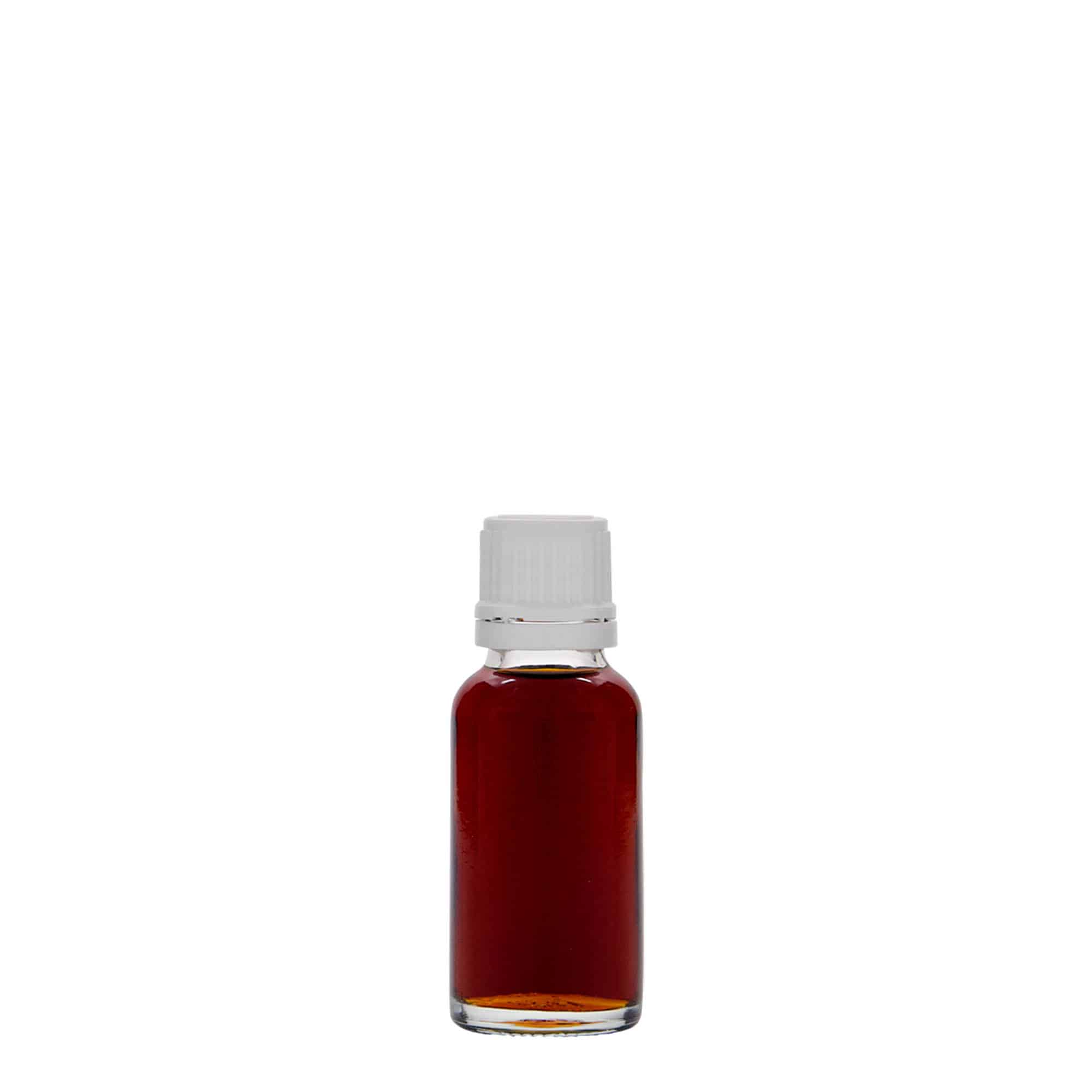 Medicinska boca od 20 ml, staklo, otvor: DIN 18