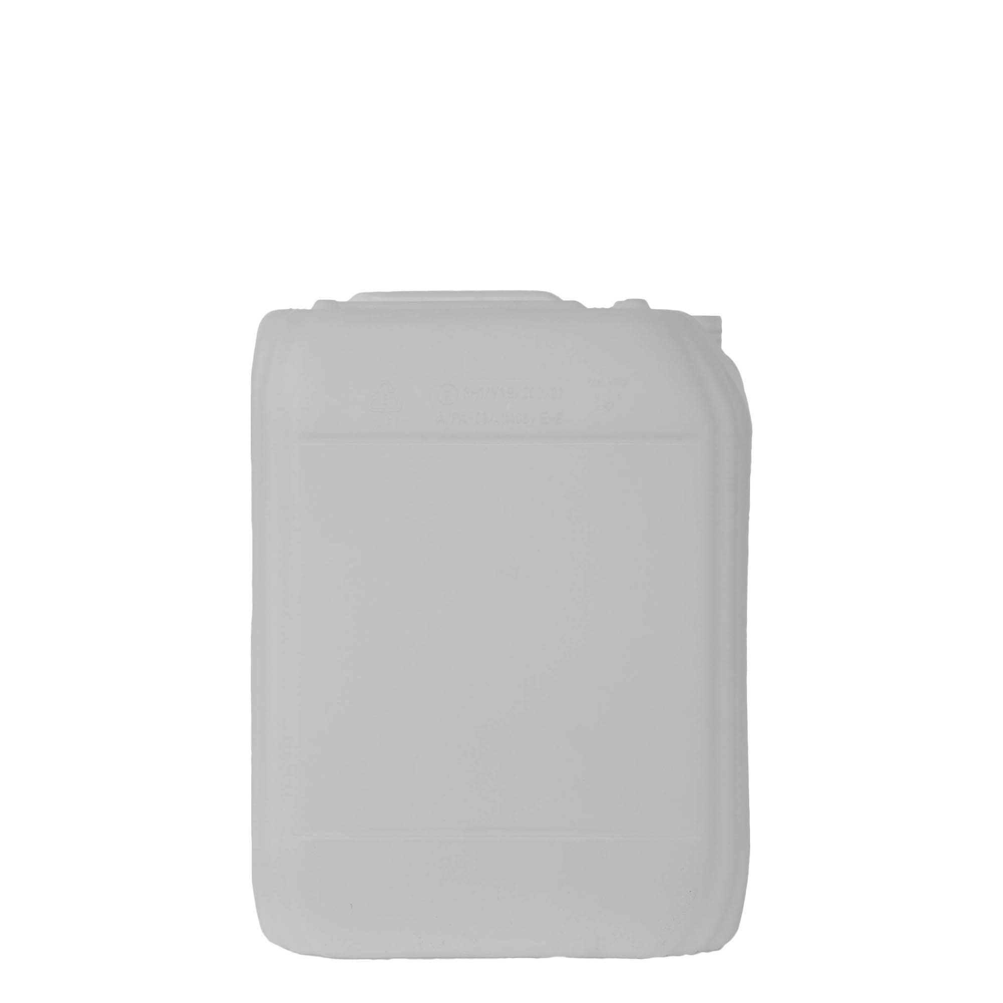 Kanister od 20 l, pravougaoni, HDPE plastika, natur, otvor: ND 60 Kanister od 20 l, pravougaoni, HDPE plastika, natur, otvor: ND 60