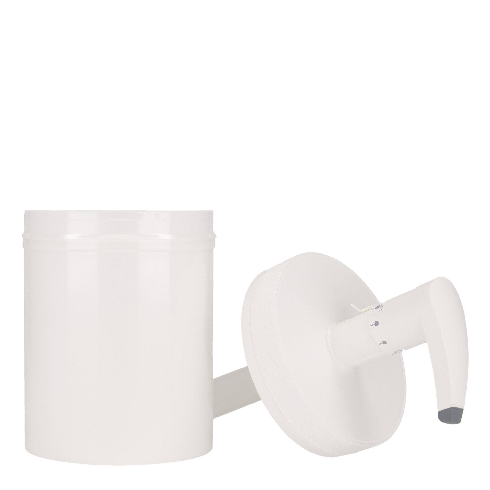 Dispenzer boca od 1240 ml 'Securibox', PP plastika, bela, otvor: Zatvarač sa navojem