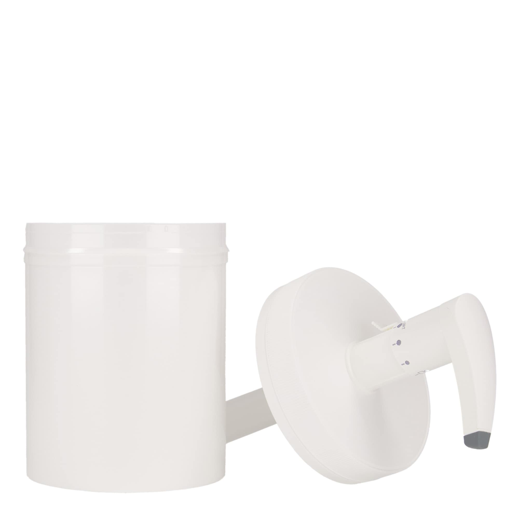 1.240 ml bočica sa dozatorom 'Securibox', PP-plastika, bela, otvor: navojni poklopac