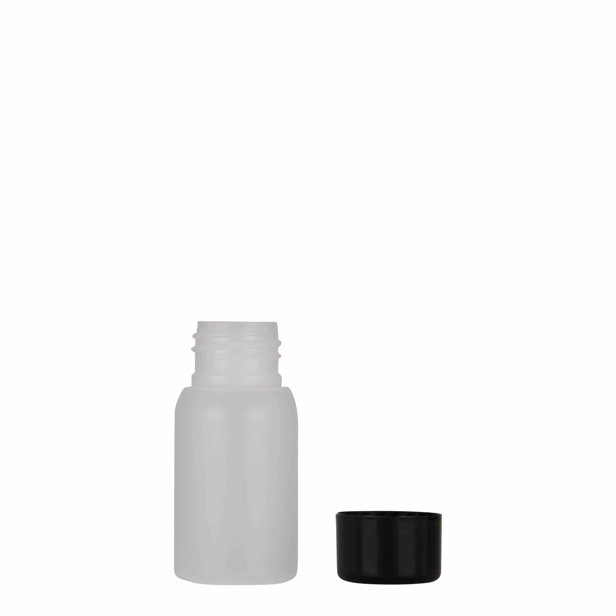 30 ml plastična flaša 'Tuffy', HDPE, prirodna, grlo: 24/410