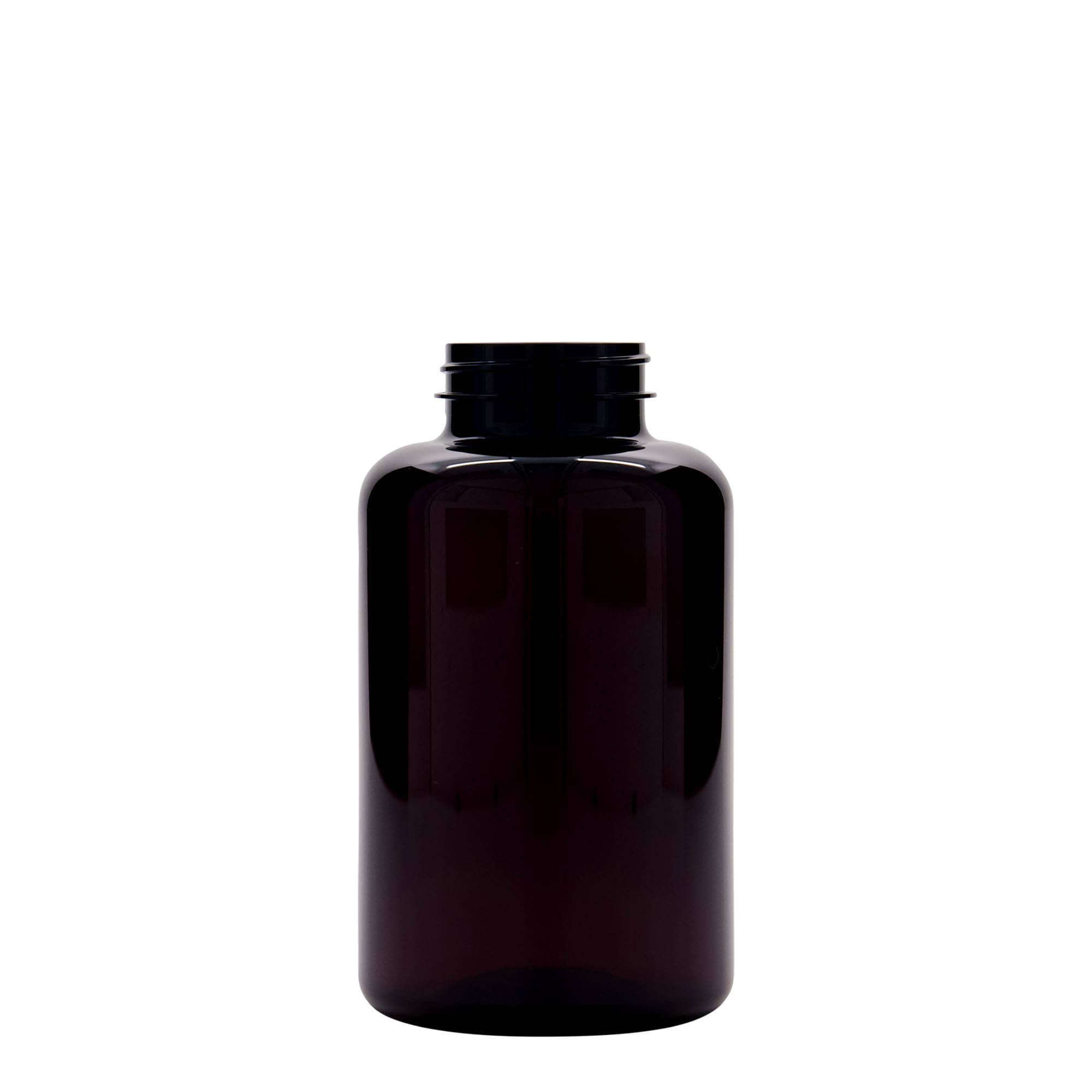 PET bočica od 500 ml, plastika, braon, otvor: GPI 45/400 PET bočica od 500 ml, plastika, braon, otvor: GPI 45/400