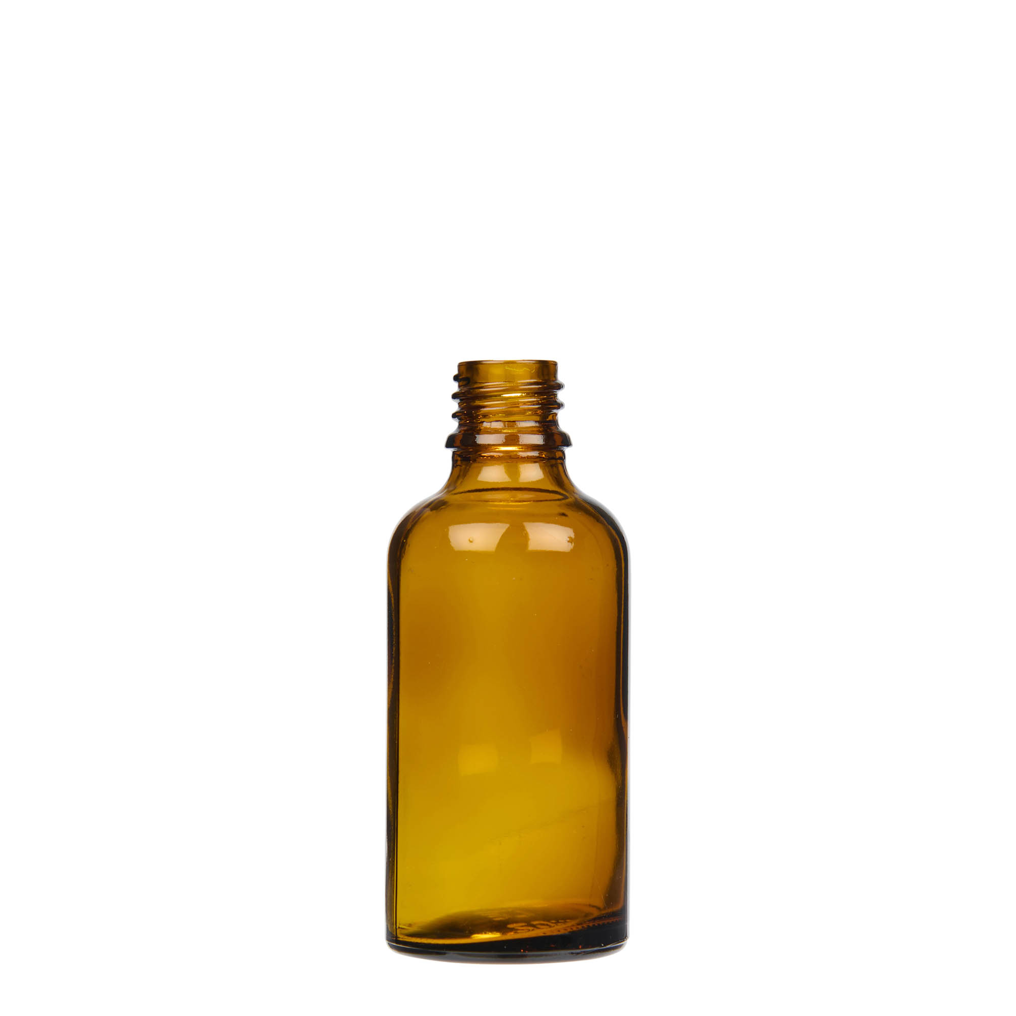 50 ml bočica za prskanje, medicinska, staklena, braon, grlo: DIN 18