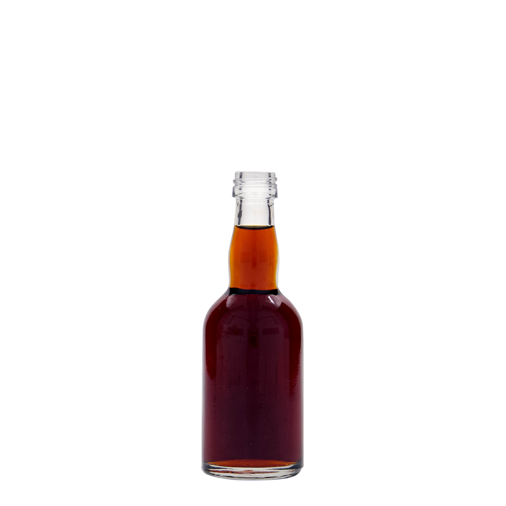 50 ml staklena flaša 'Proba', grlo: PP 18