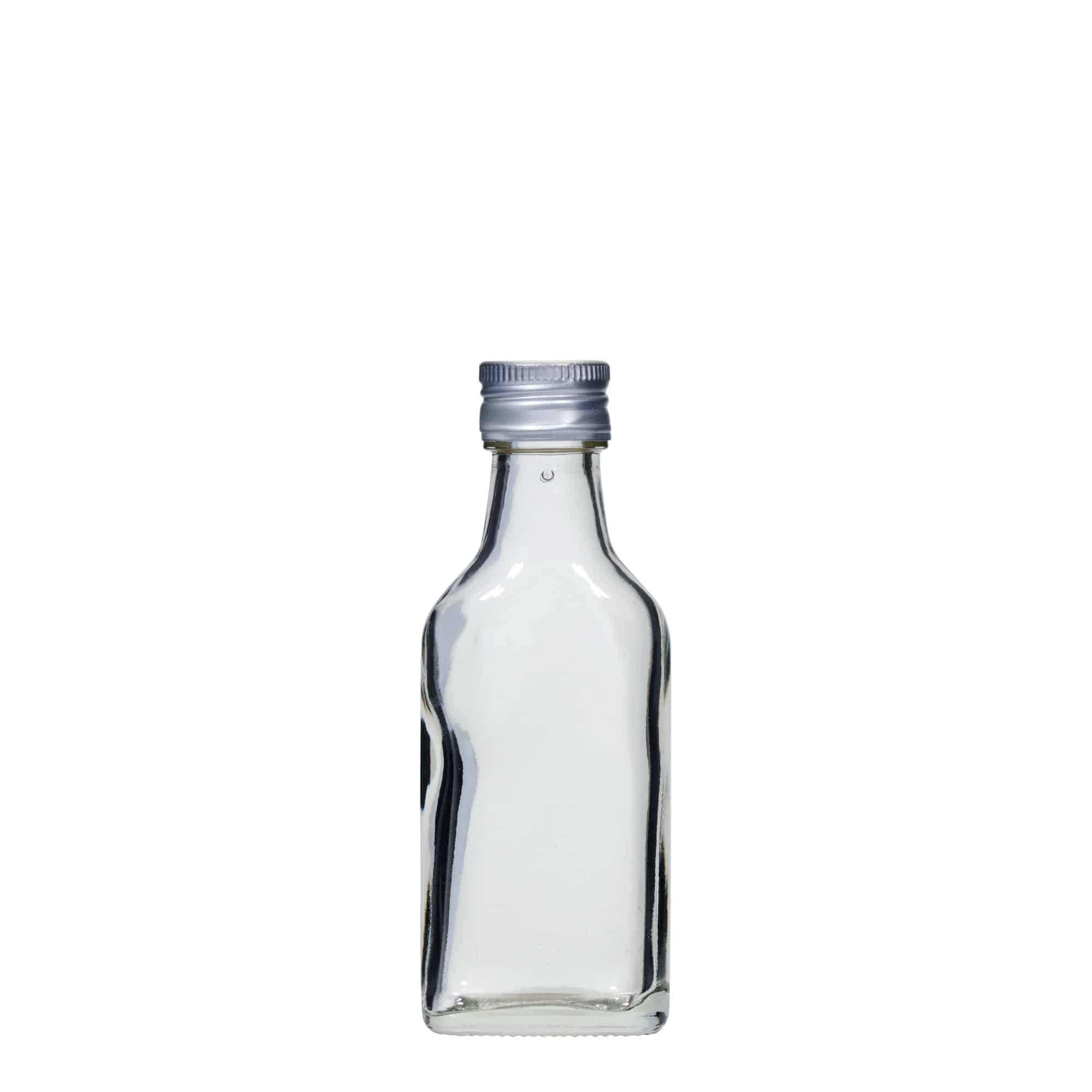 40 ml džepna bočica, pravougaona, otvor: PP 22