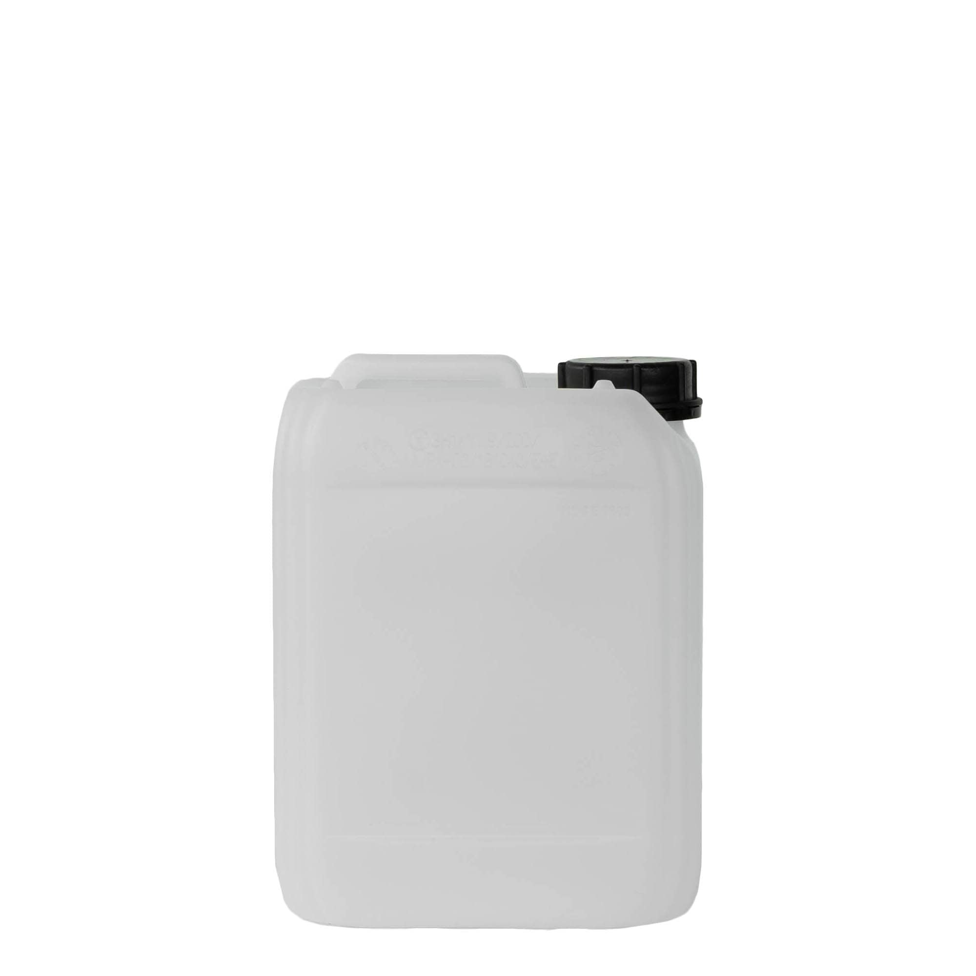 Kanister od 5 l, pravougaoni, HDPE plastika, natur, otvor: ND 55