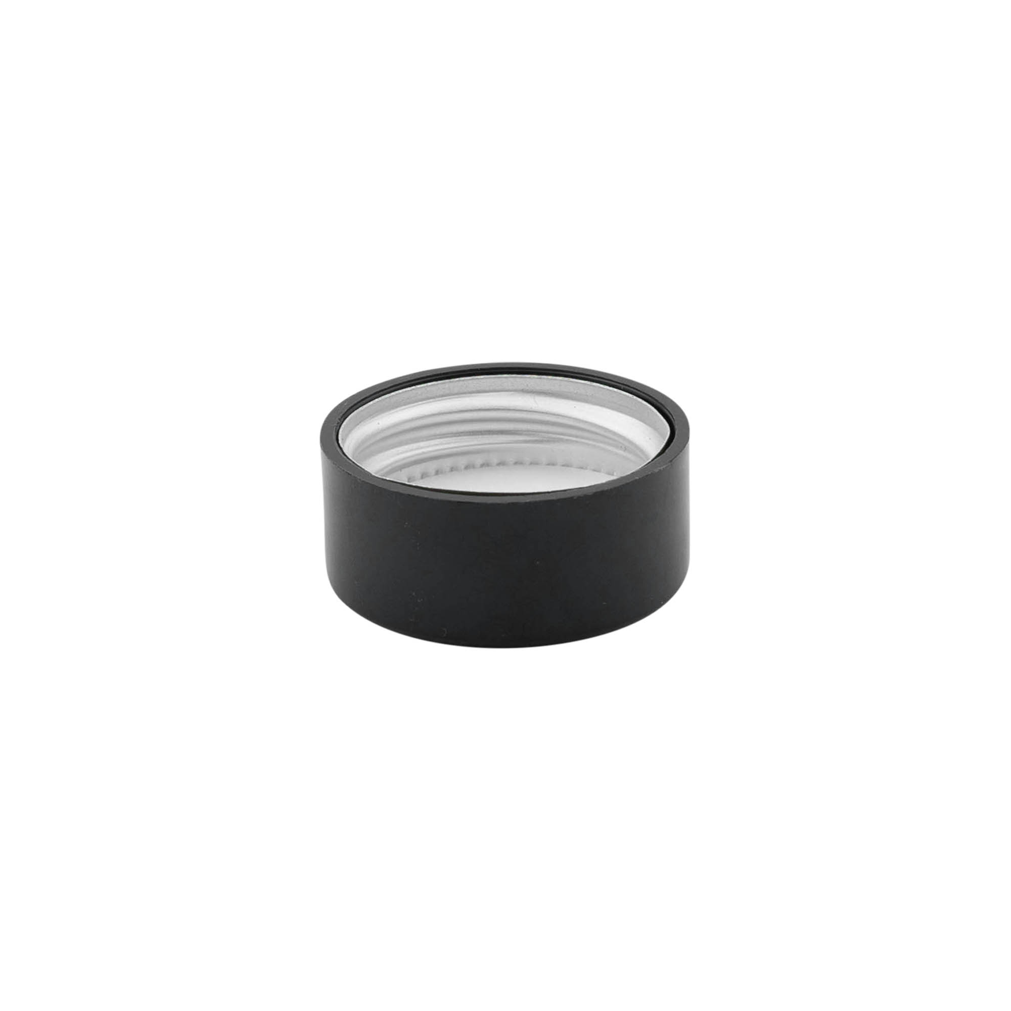 Zatvarač sa navojem, ABS plastika, crna, za otvor: GPI 28/400 Zatvarač sa navojem, ABS plastika, crna, za otvor: GPI 28/400