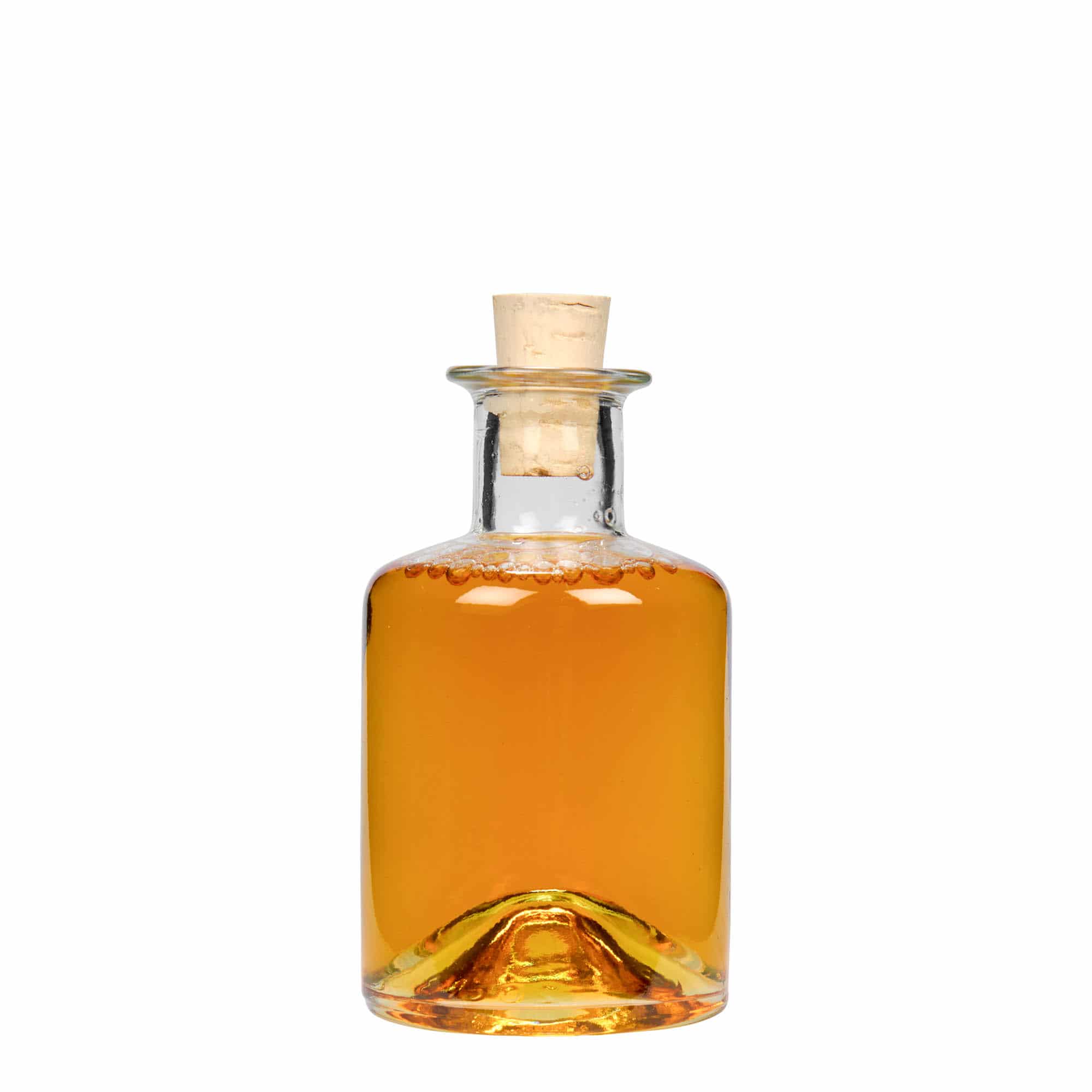 200 ml staklena bočica apotekarska, otvor: plutani čep