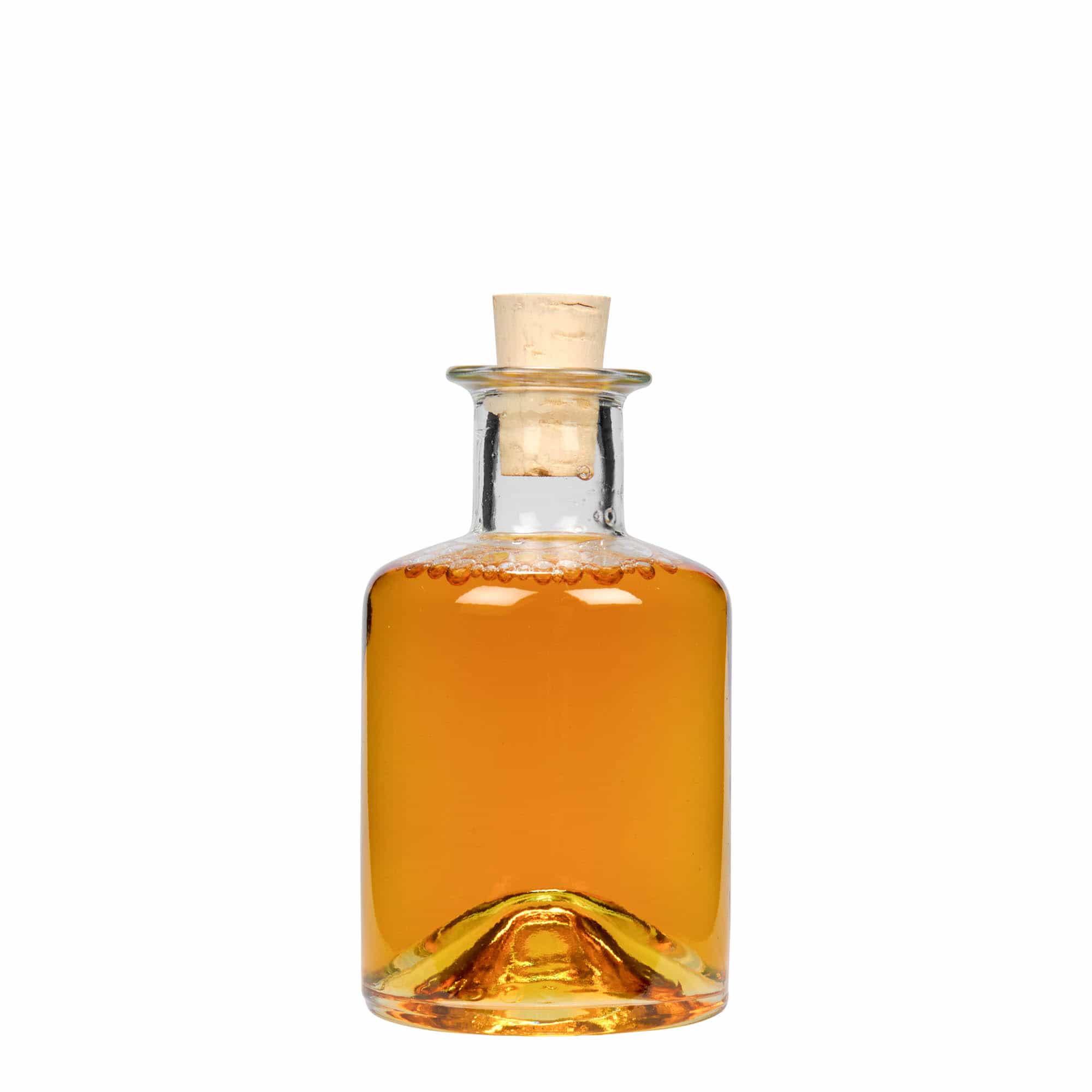 200 ml staklena bočica apotekarska, otvor: plutani čep