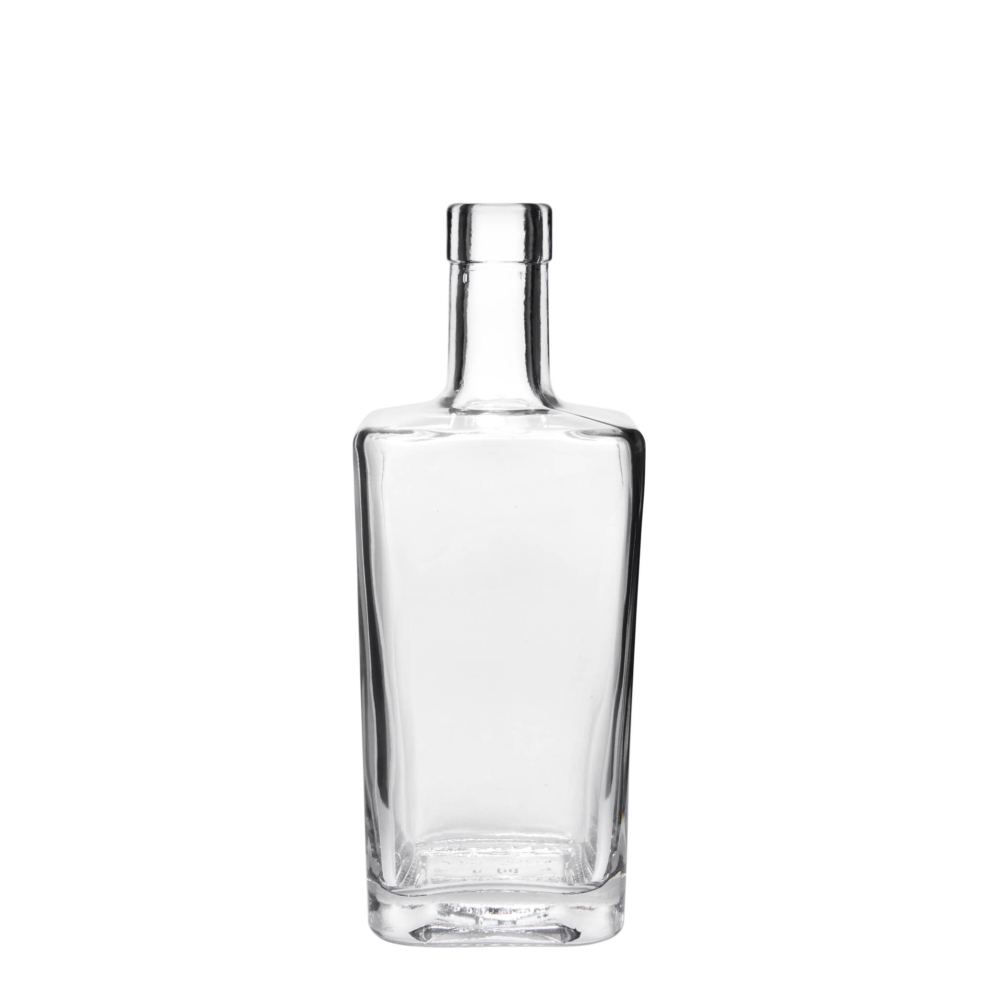 500 ml staklena boca 'Noel', kvadratna, otvor: pluta