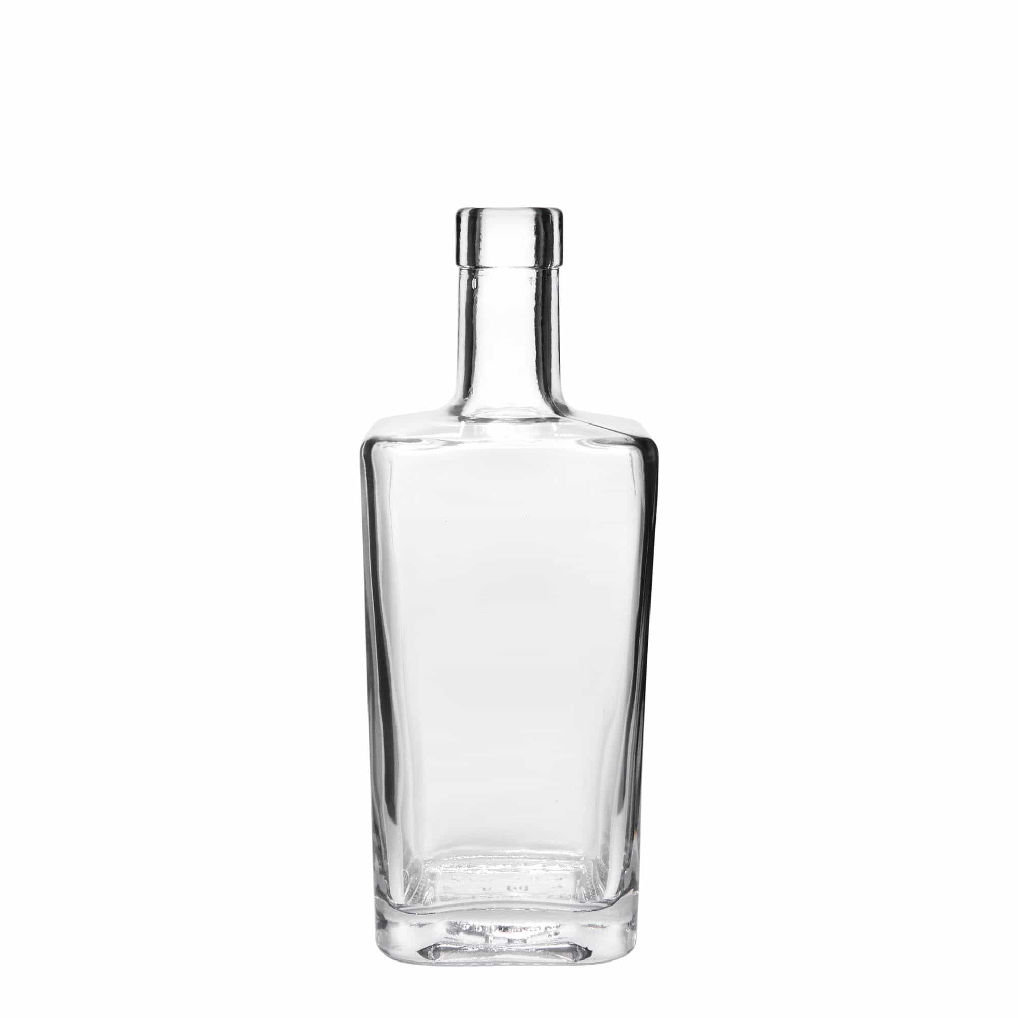 500 ml staklena boca 'Noel', kvadratna, otvor: pluta