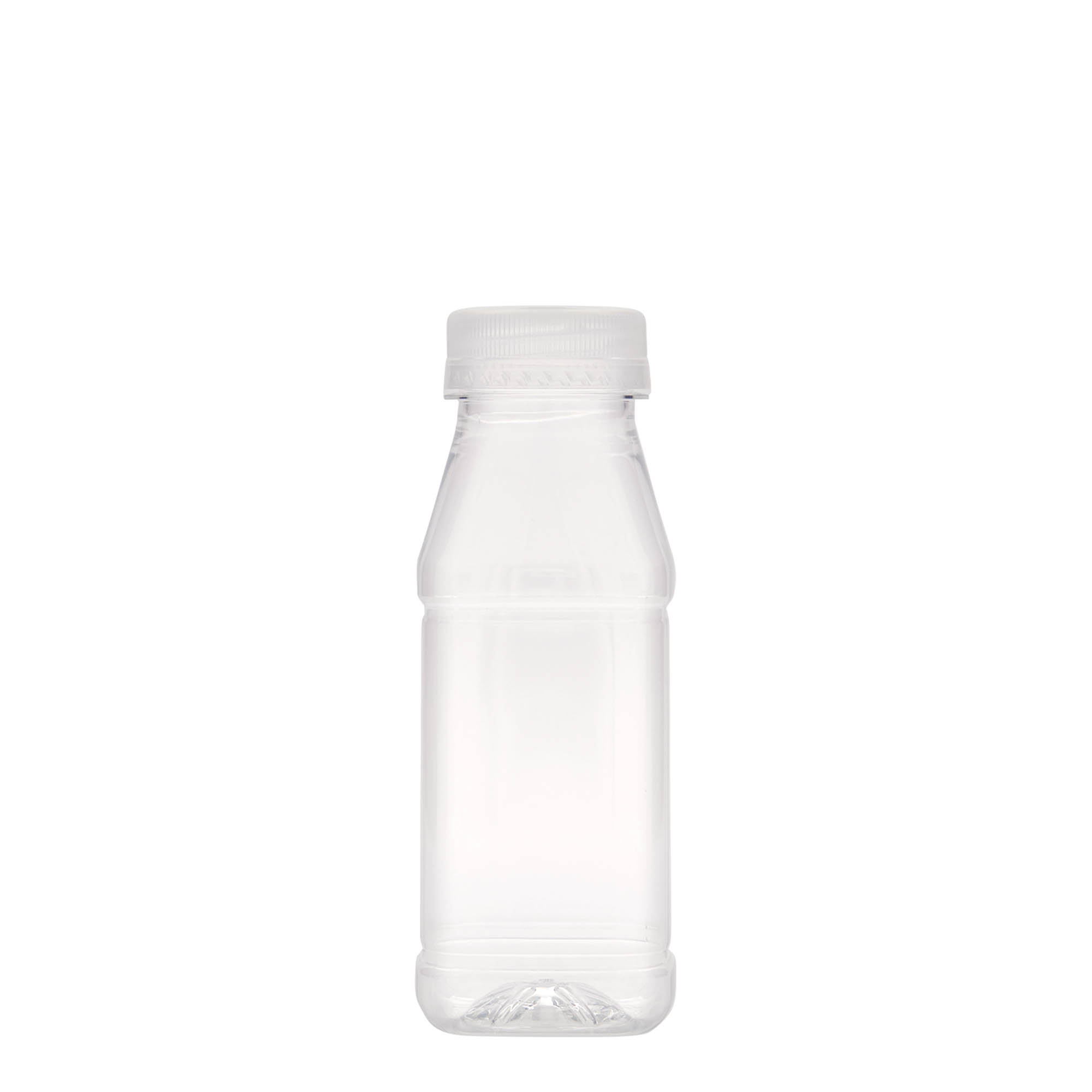 250 ml PET-flaša 'Milk and Juice Carré', kvadratna, plastika, grlo: 38 mm 250 ml PET-flaša 'Milk and Juice Carré', kvadratna, plastika, grlo: 38 mm