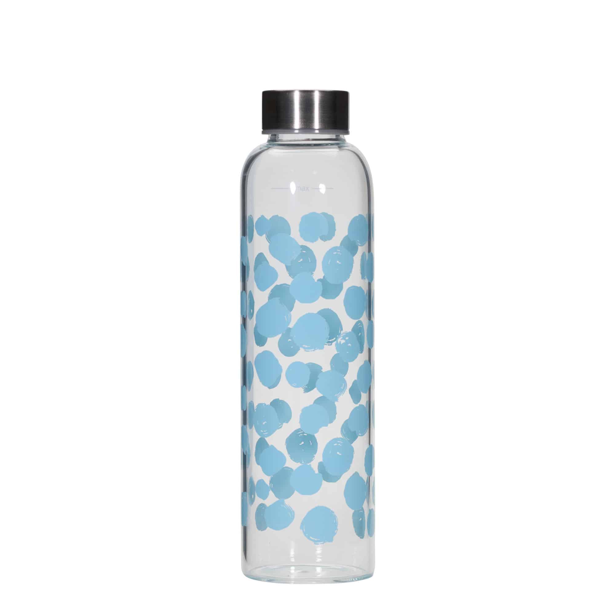 500 ml boca za piće 'Perseus - Plave tačke', otvor: navojni zatvarač