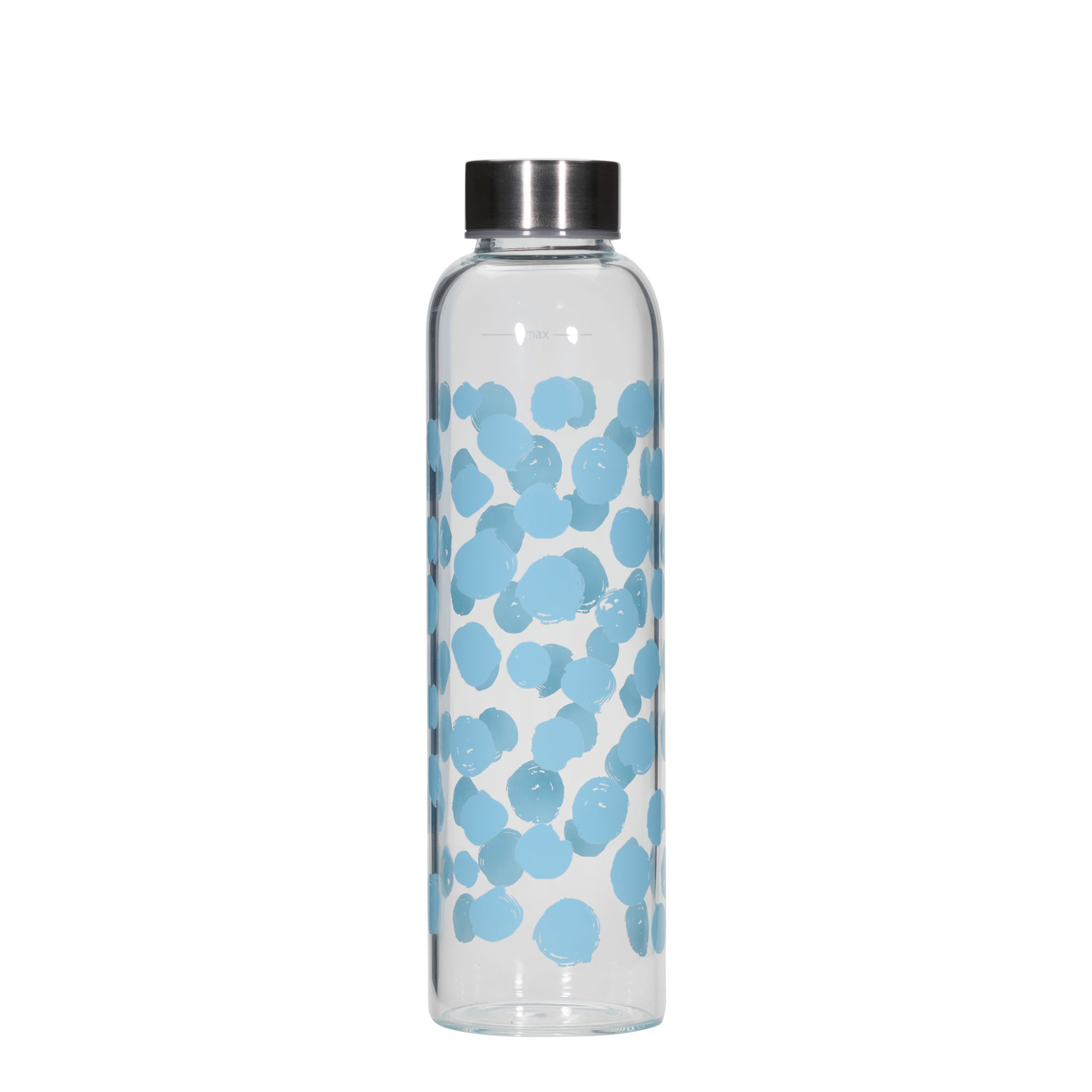 500 ml boca za piće 'Perseus - Plave tačke', otvor: navojni zatvarač