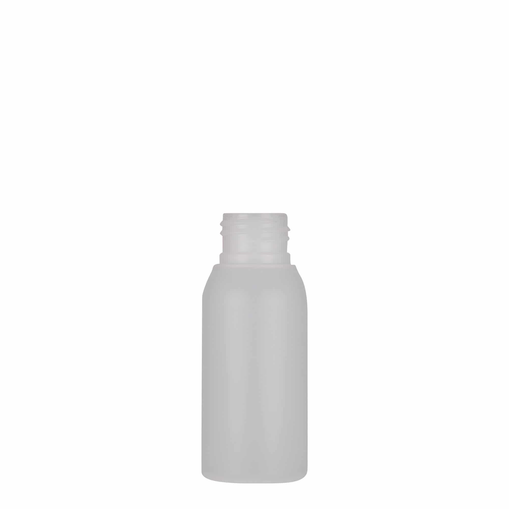 50 ml plastična bočica 'Tuffy', HDPE, prirodna, grlo: 24/410