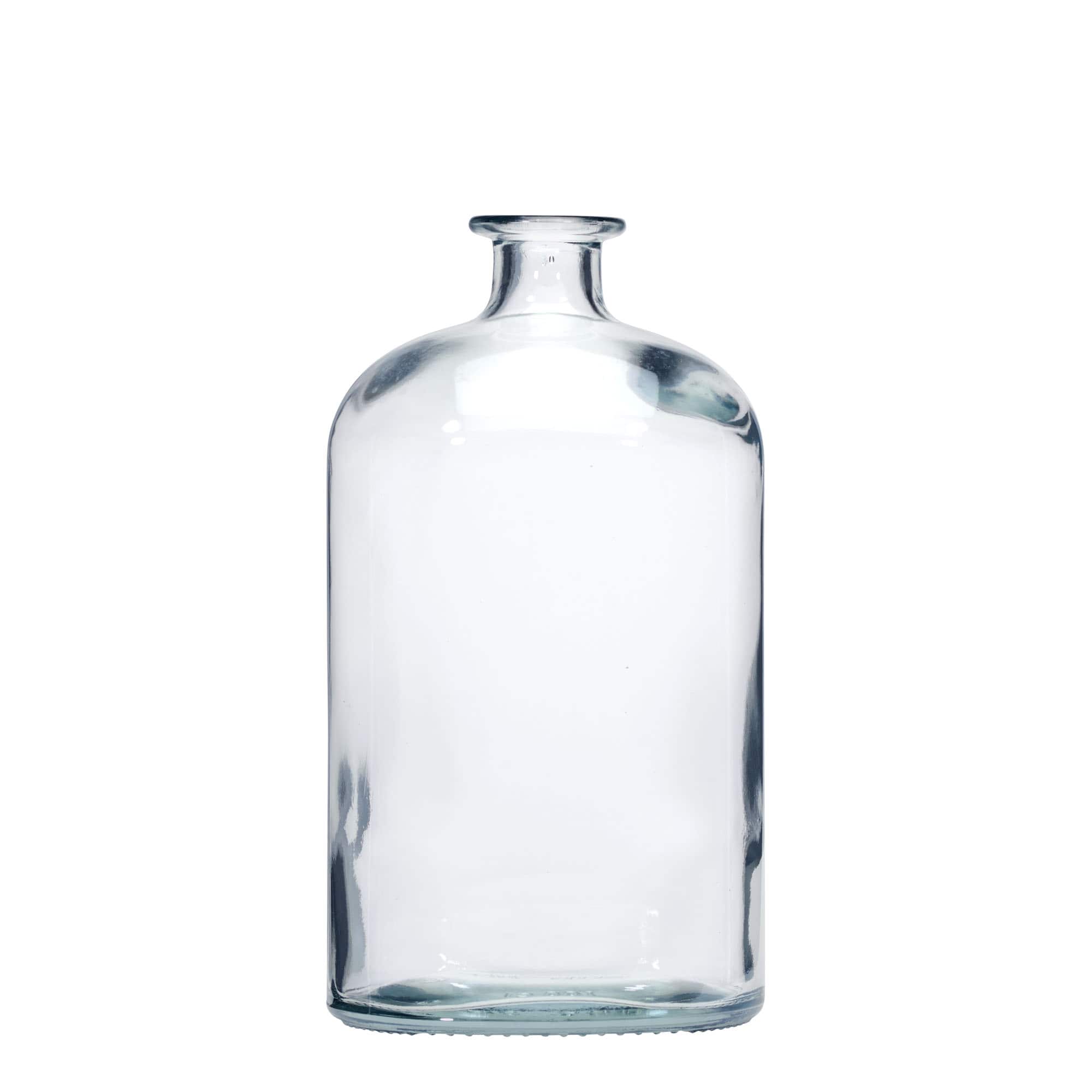 1.000 ml staklena boca 'Dundee', ovalna, otvor: plutani čep