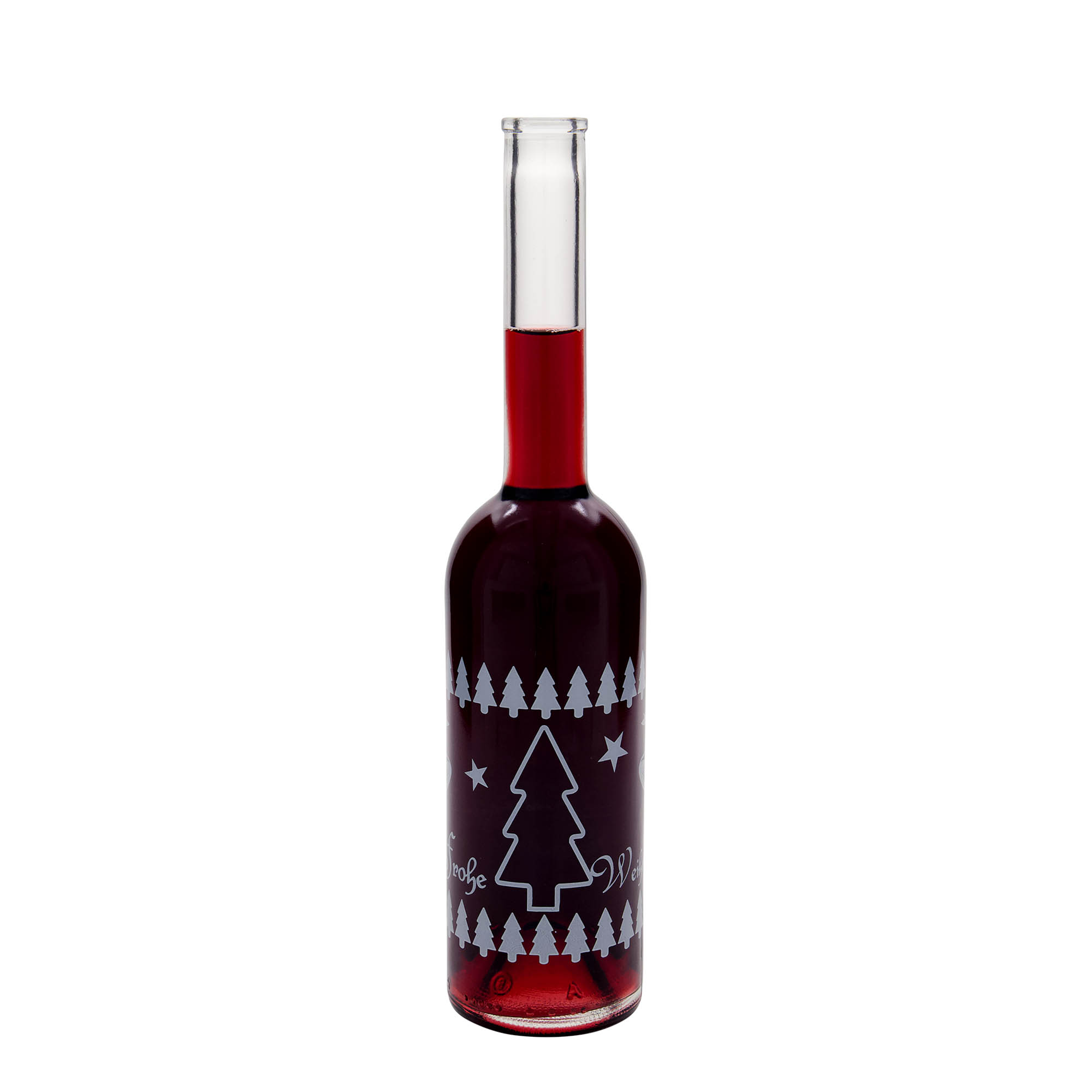 500 ml staklena flaša 'Opera', motiv: Klasični Božić, otvor: plutani čep 500 ml staklena flaša 'Opera', motiv: Klasični Božić, otvor: plutani čep