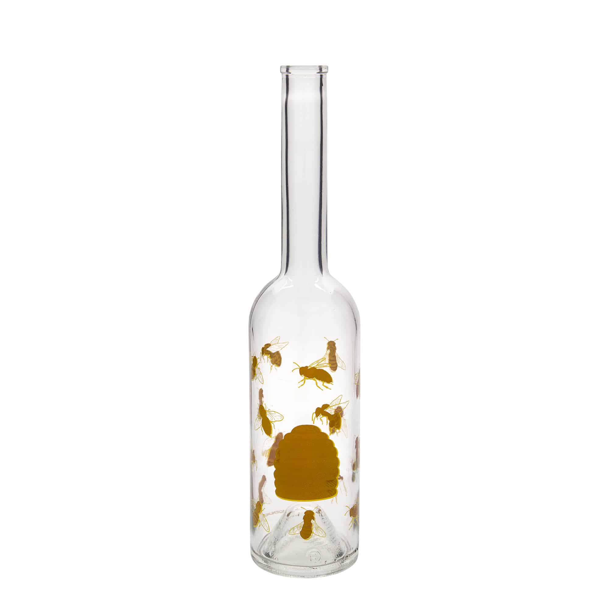 500 ml staklena flaša 'Opera', motiv: pčele, grlo: plutа 500 ml staklena flaša 'Opera', motiv: pčele, grlo: plutа