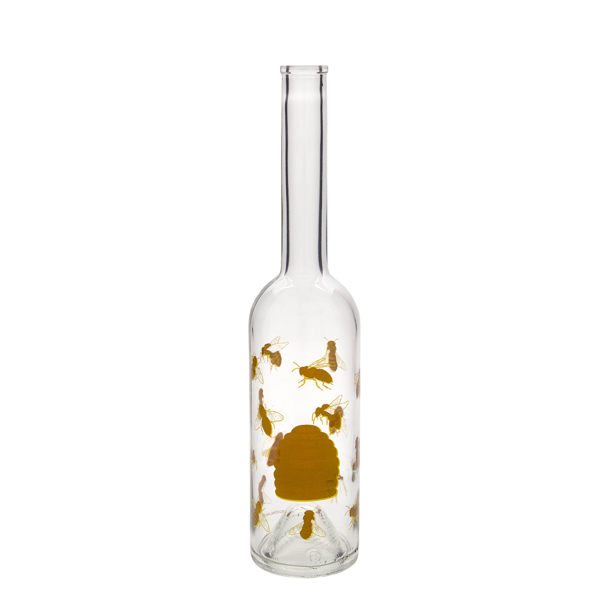 500 ml staklena flaša 'Opera', motiv: pčele, grlo: plutа 500 ml staklena flaša 'Opera', motiv: pčele, grlo: plutа