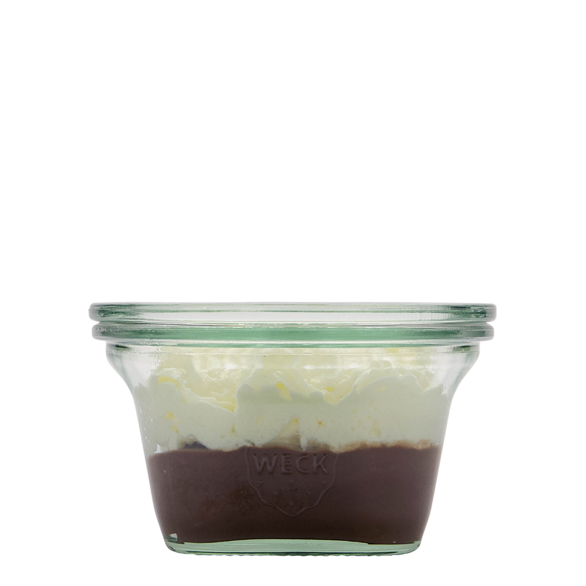 290 ml WECK-Quadroglas, kvadratno, otvor: okrugli rub