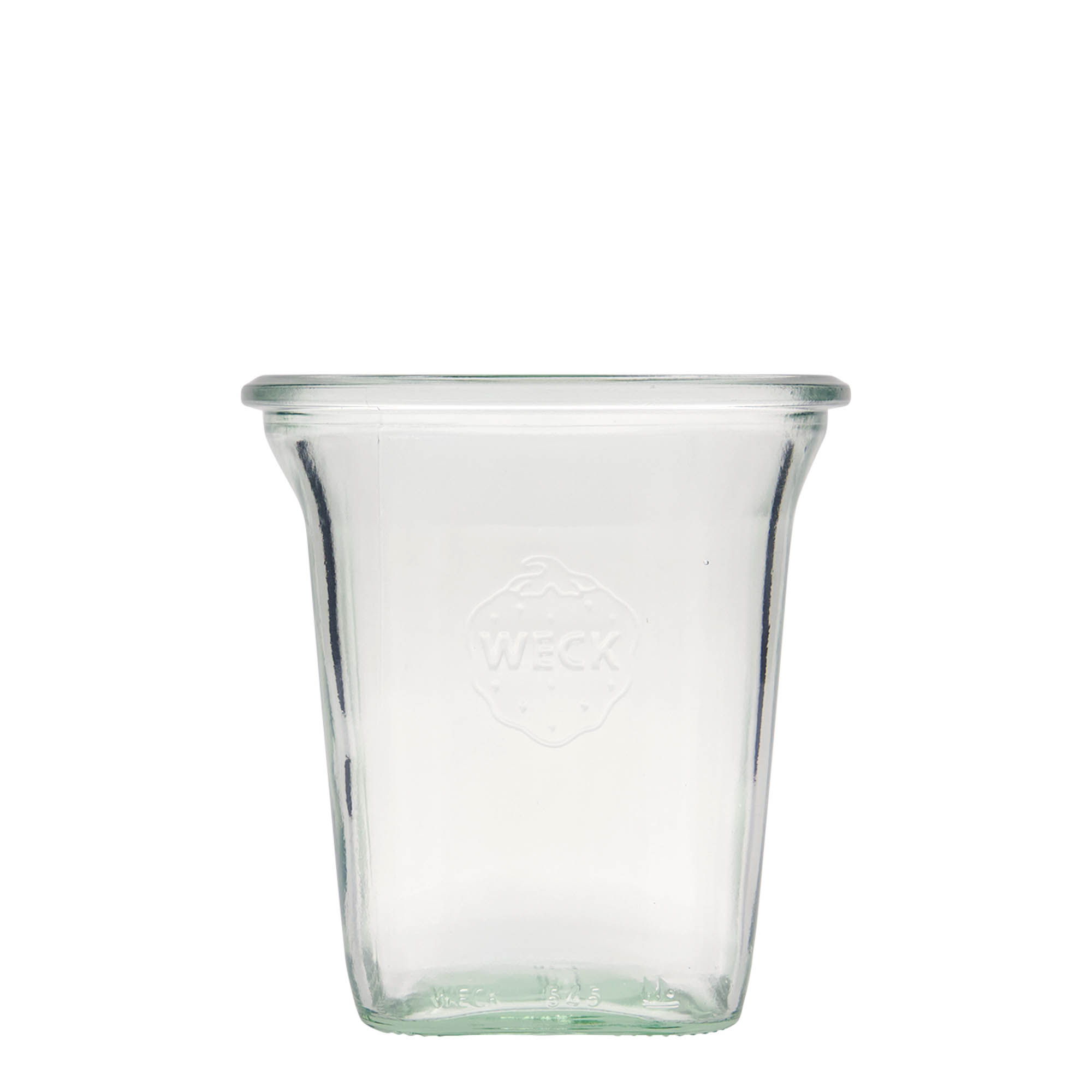 545 ml WECK-Quadroglass, kvadratni, otvor: okrugli rub