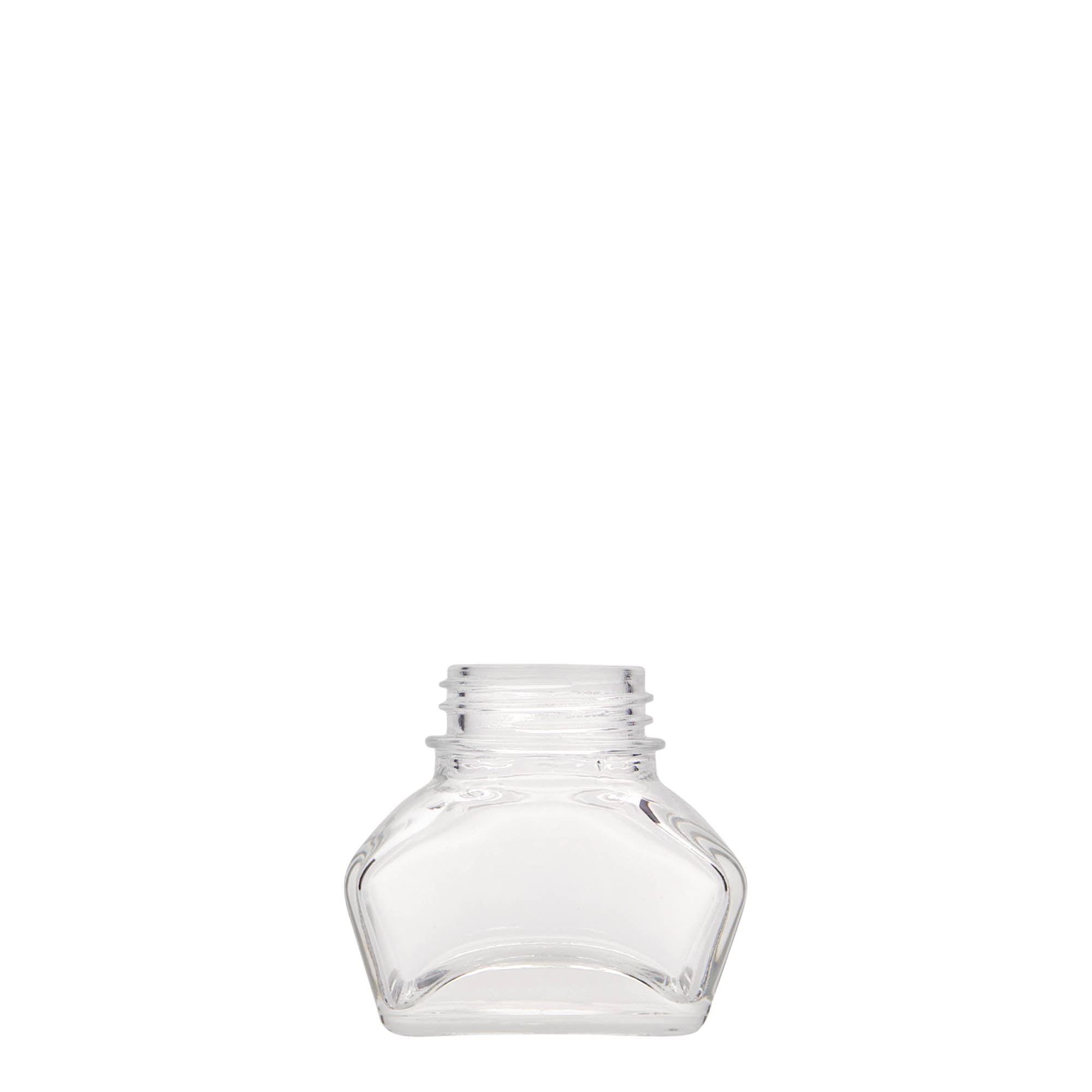 30 ml bočica za mastilo, pravougaona, otvor: navojni zatvarač