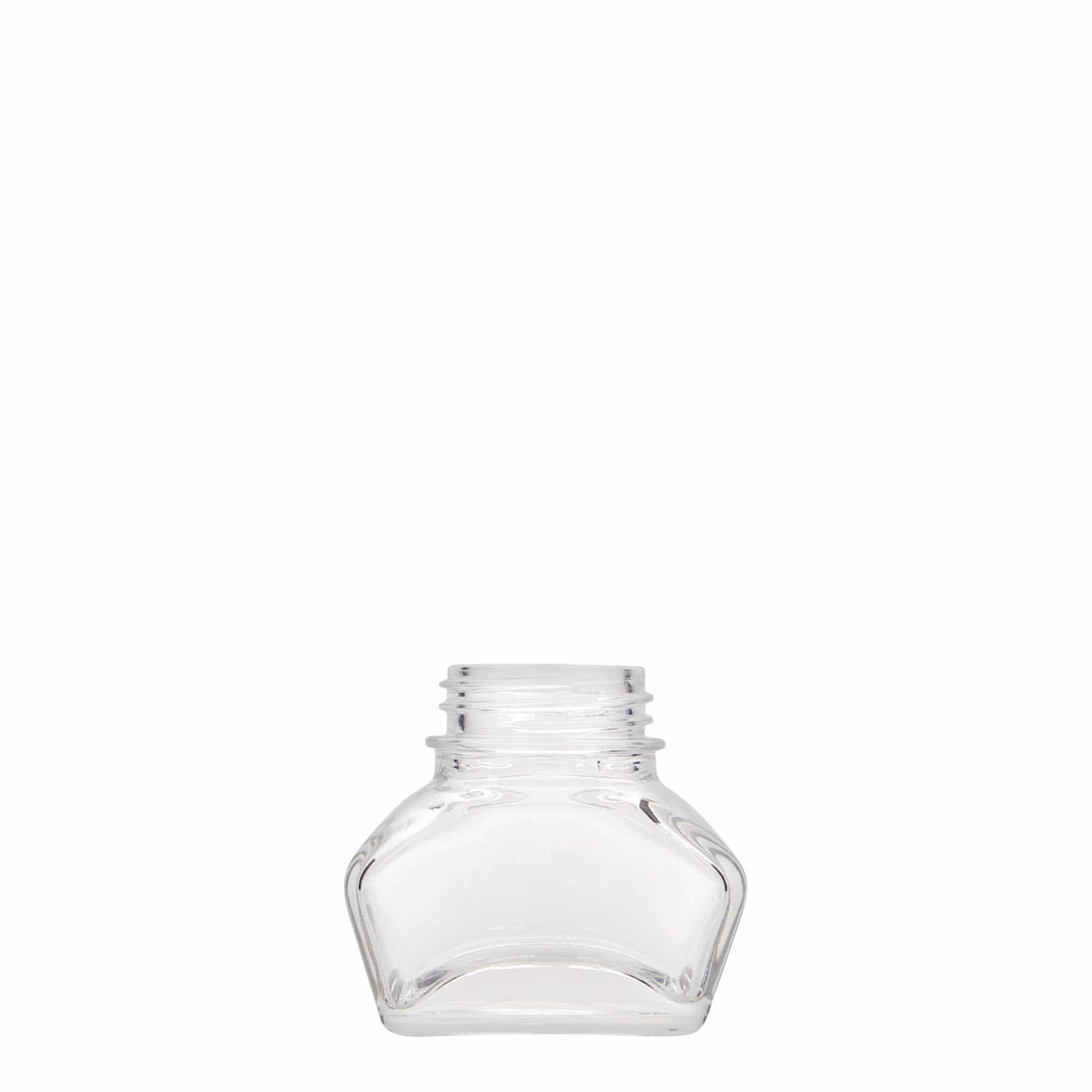 30 ml bočica za mastilo, pravougaona, otvor: navojni zatvarač