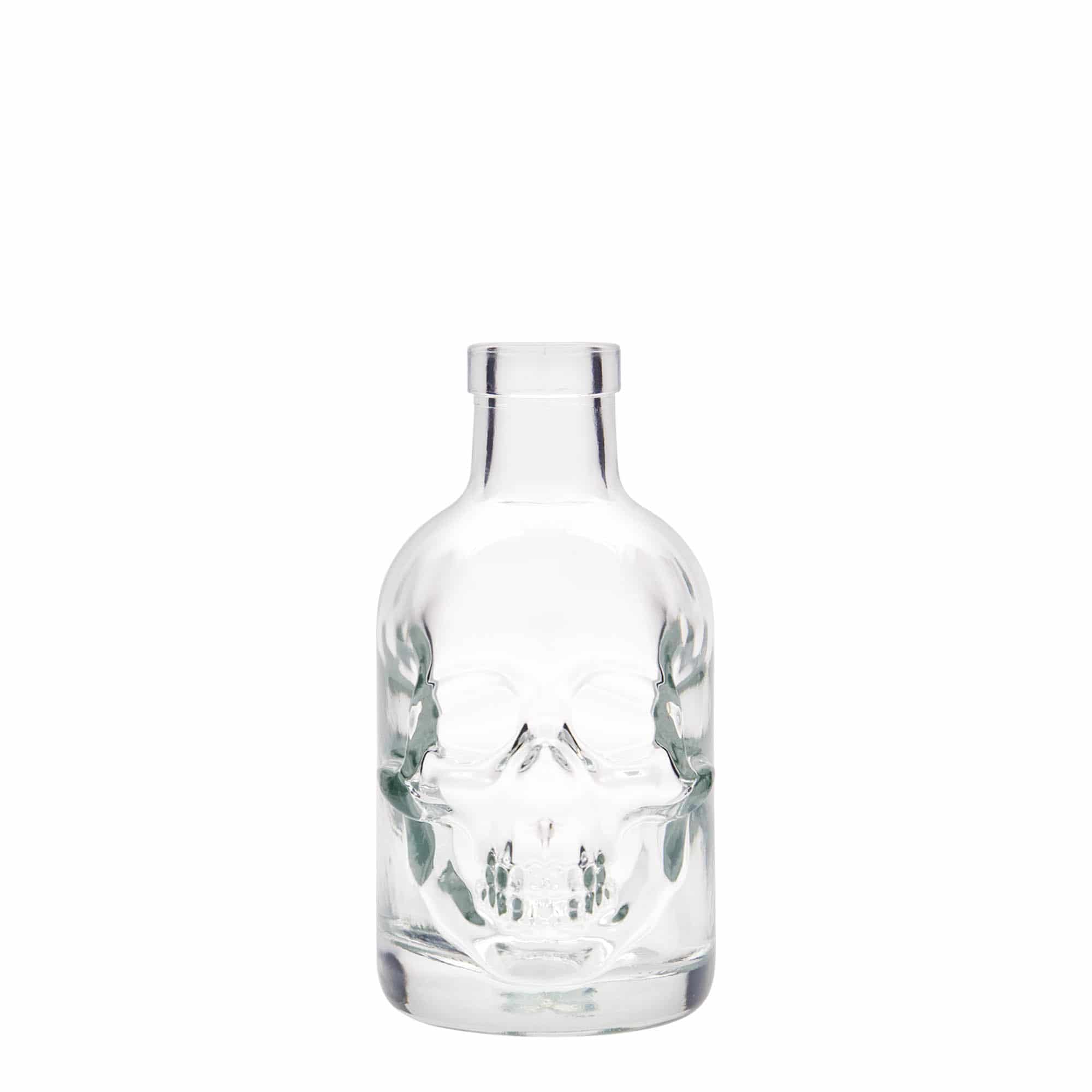 200 ml staklena flaša 'Ljudska lobanja', otvor: plutani čep 200 ml staklena flaša 'Ljudska lobanja', otvor: plutani čep