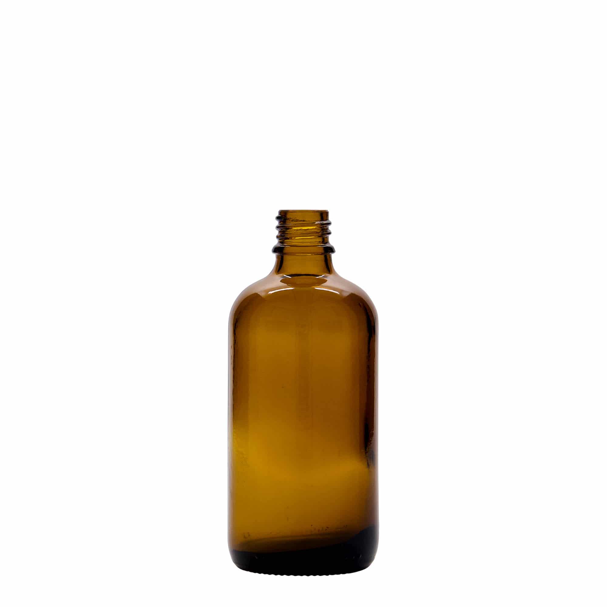 100 ml bočica za prskanje, medicinska, staklena, braon, otvor: DIN 18