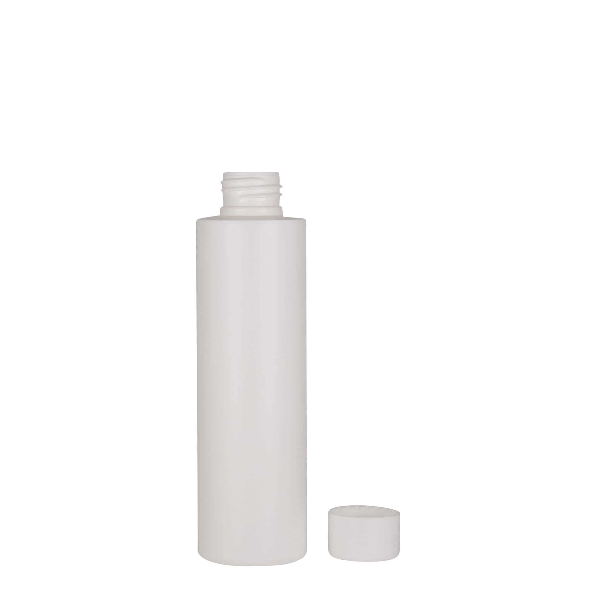 Plastična boca od 150 ml 'Pipe', HDPE, bela, otvor: GPI 24/410
