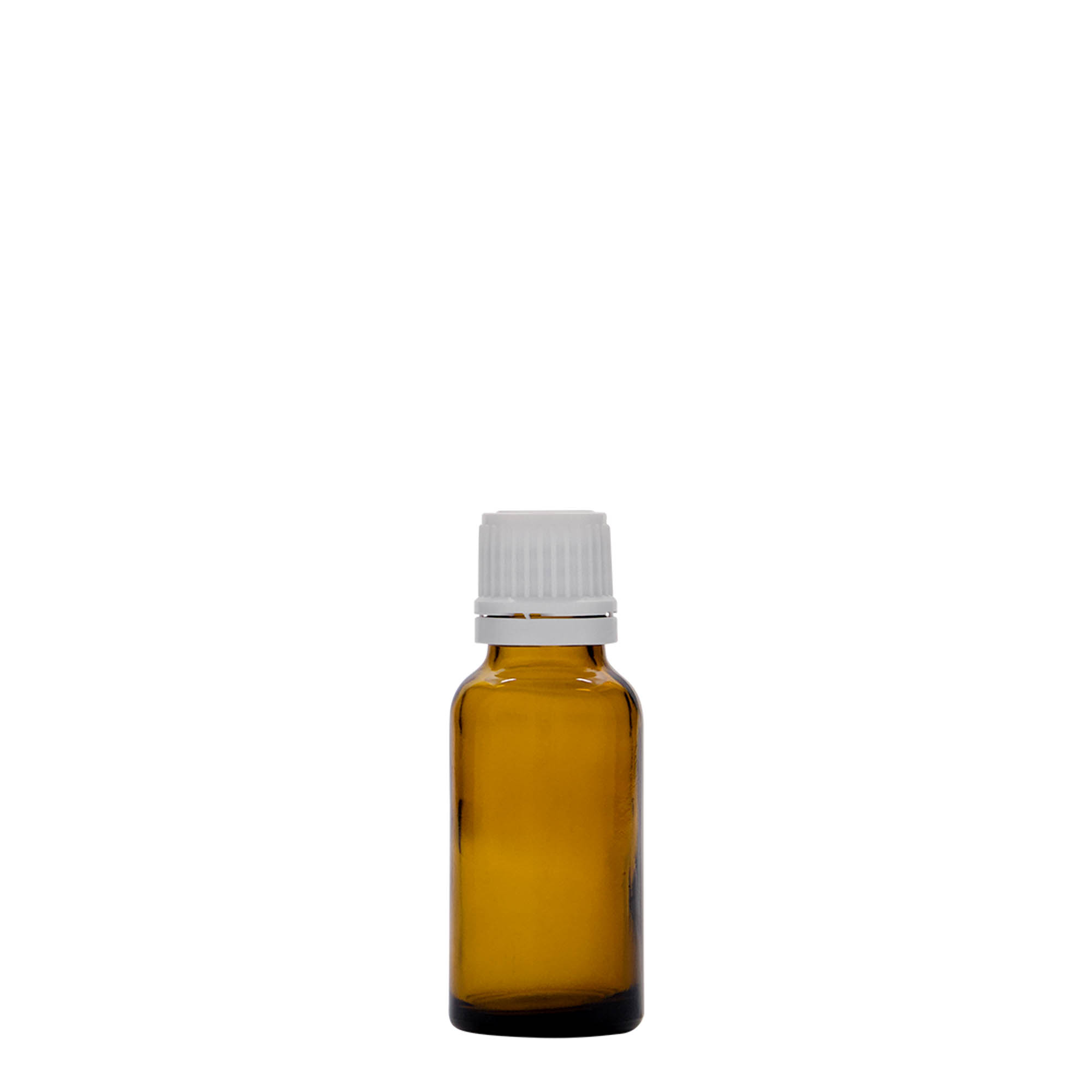 20 ml medicinska bočica, braon staklo, grlo: DIN 18