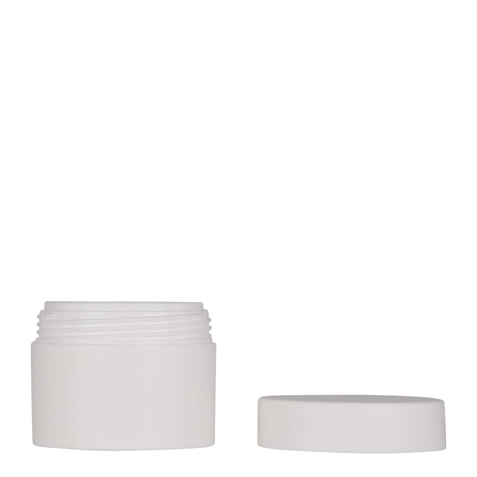 50 ml plastična posuda 'Antonella', PP, bela, otvor: navojni zatvarač 50 ml plastična posuda 'Antonella', PP, bela, otvor: navojni zatvarač