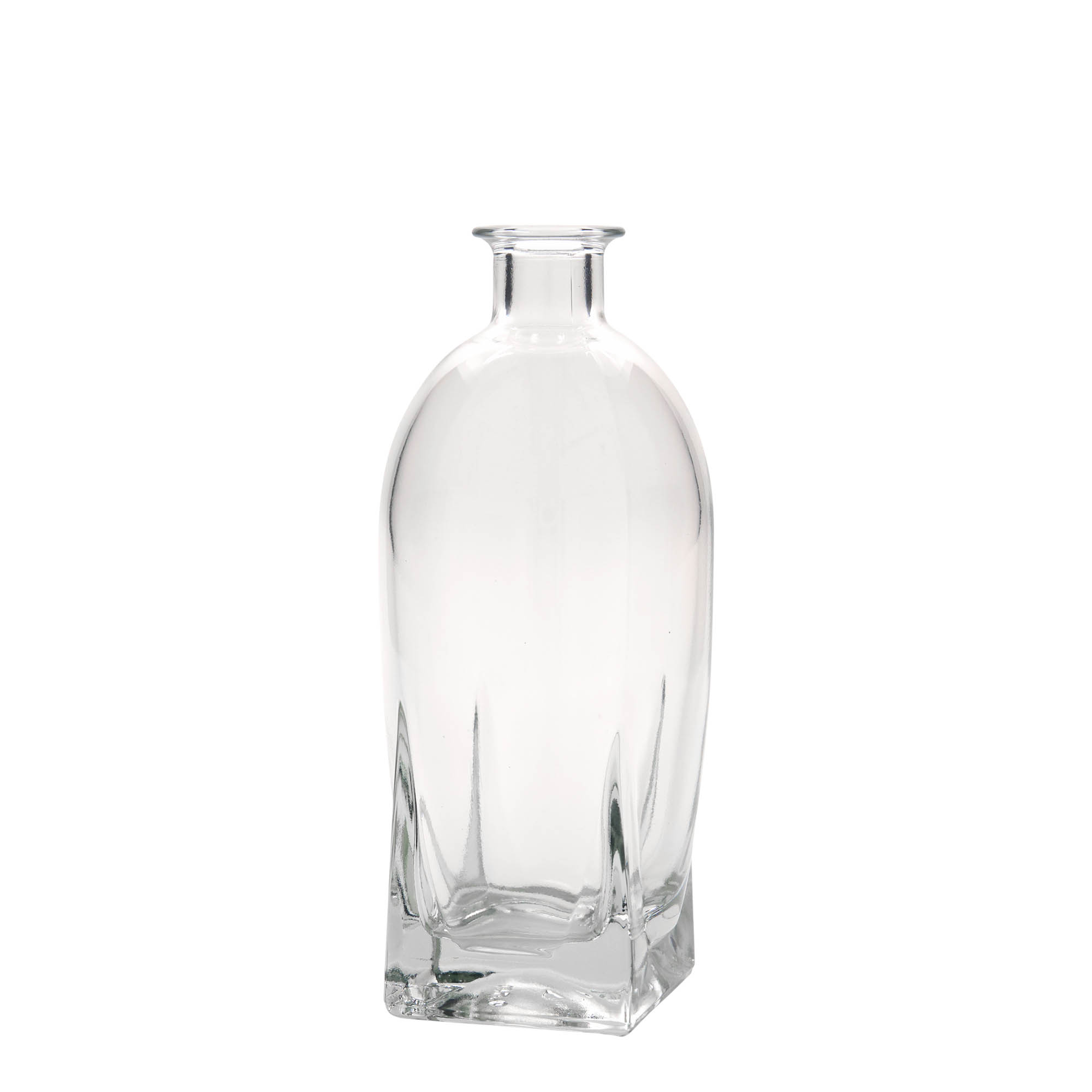 500 ml staklena boca 'Zino', kvadratna, otvor: čep 500 ml staklena boca 'Zino', kvadratna, otvor: čep