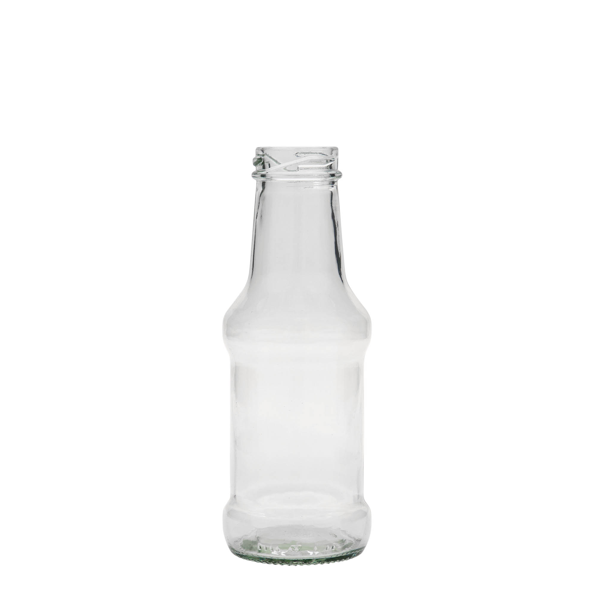 250 ml flašica za sos, staklo, otvor: Twist-Off (TO 38) 250 ml flašica za sos, staklo, otvor: Twist-Off (TO 38)