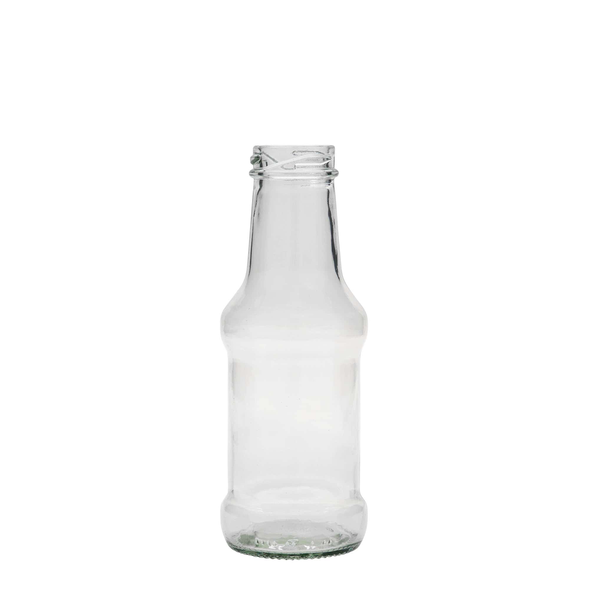 250 ml flašica za sos, staklo, otvor: Twist-Off (TO 38)