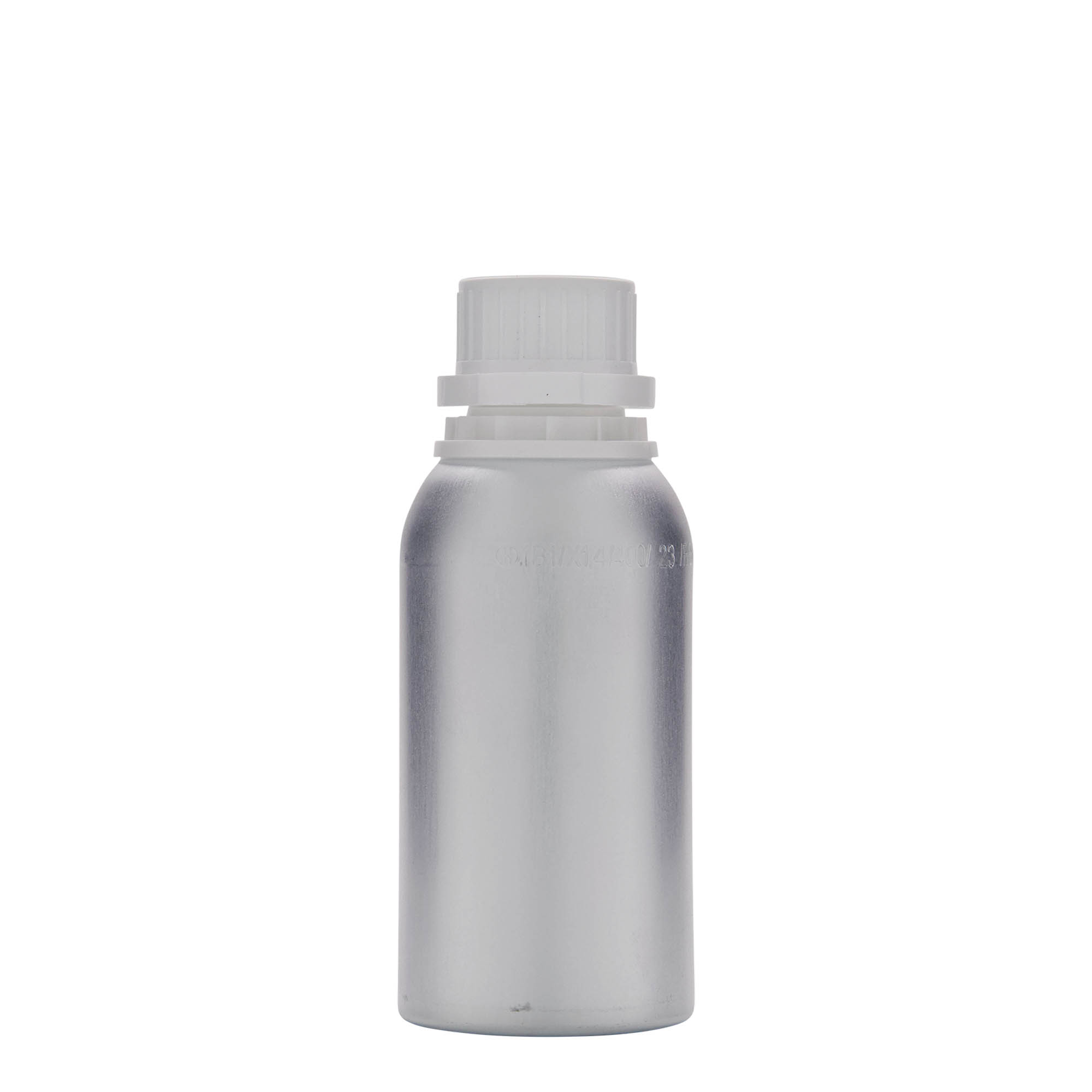 275 ml aluminijumska flaša, metal, srebrna, grlo: DIN 32