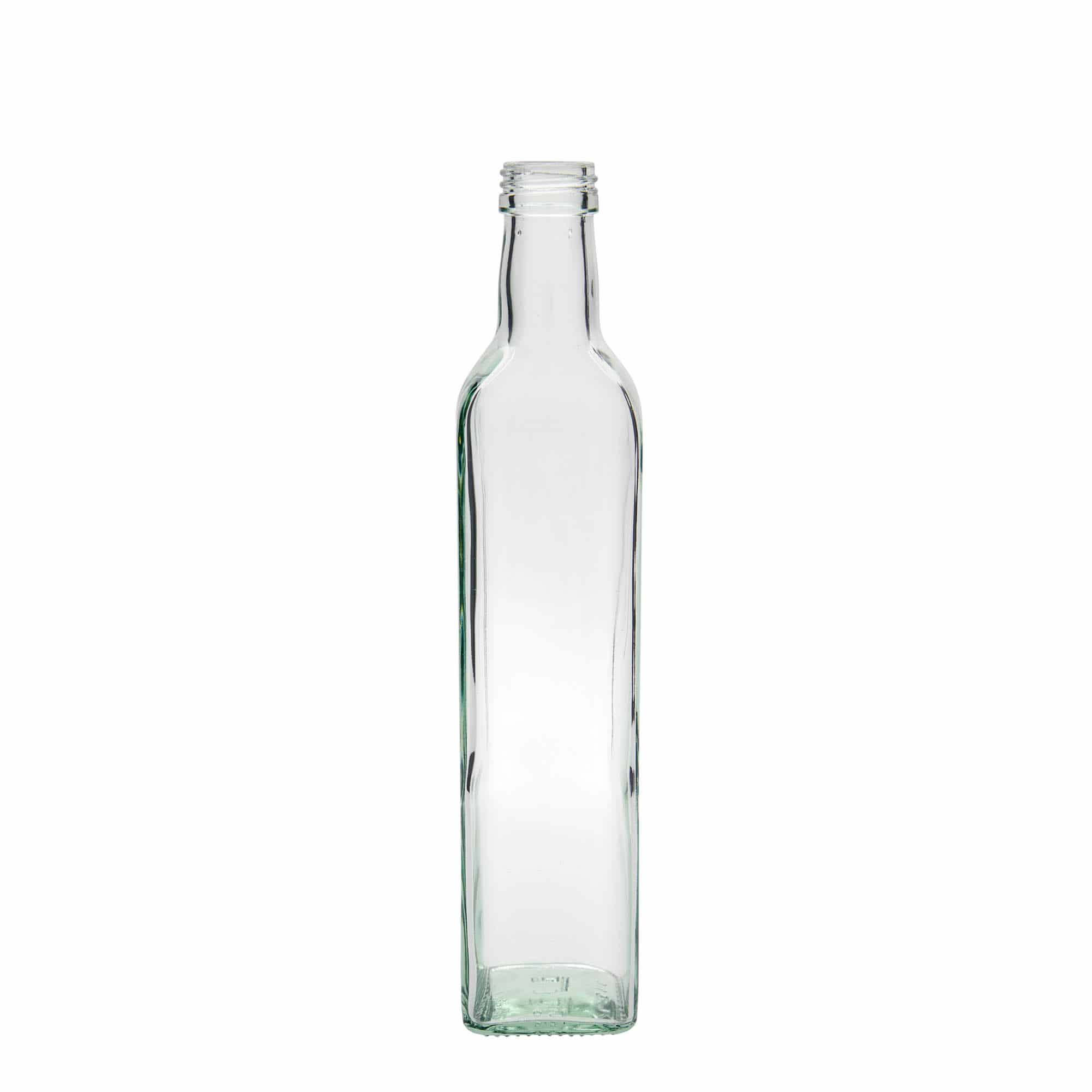 Staklena boca od 500 ml 'Marasca', kvadratna, otvor: PP 31,5 Staklena boca od 500 ml 'Marasca', kvadratna, otvor: PP 31,5